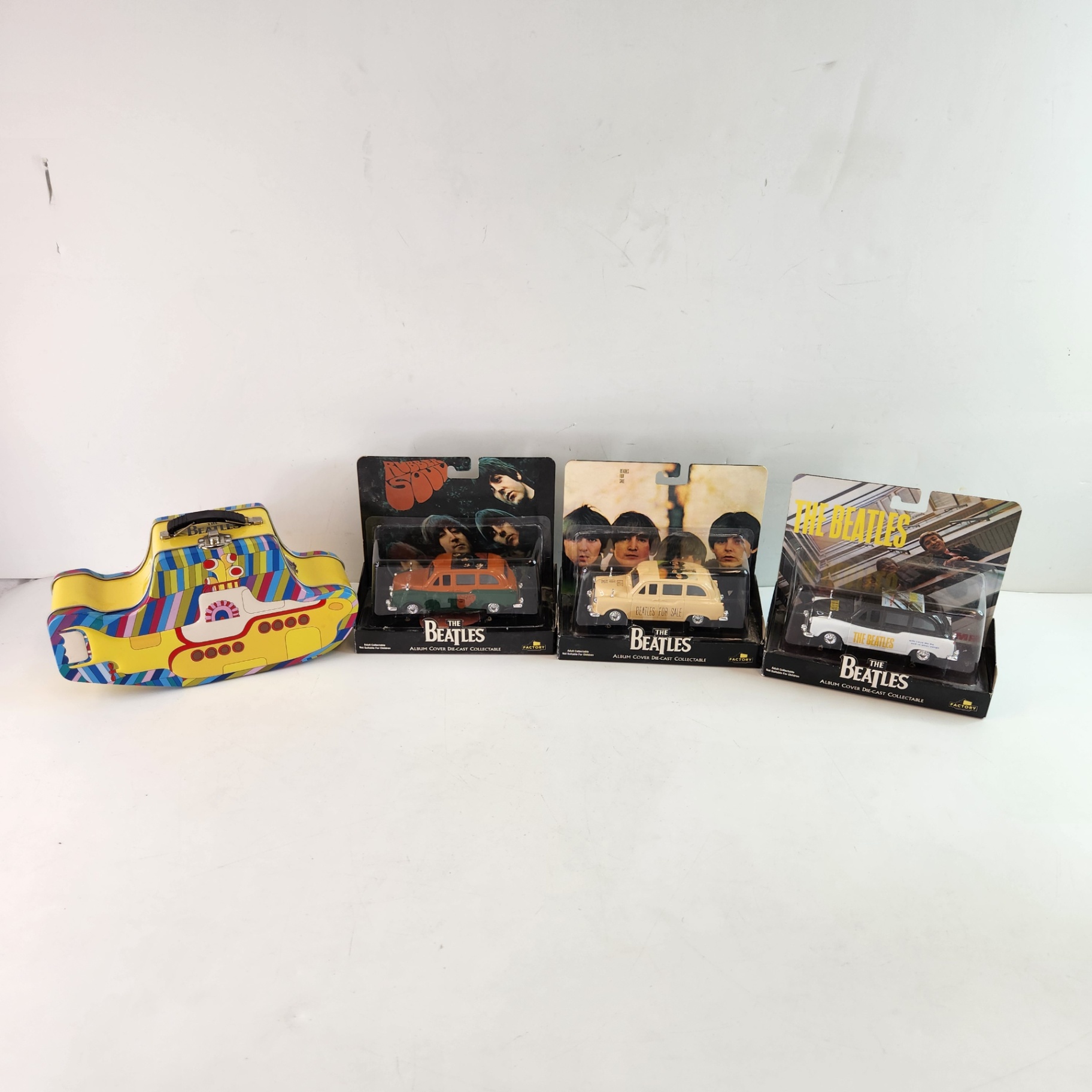 The Beatles Collectible Diecast Cars Lunchbox - image 1 of 5