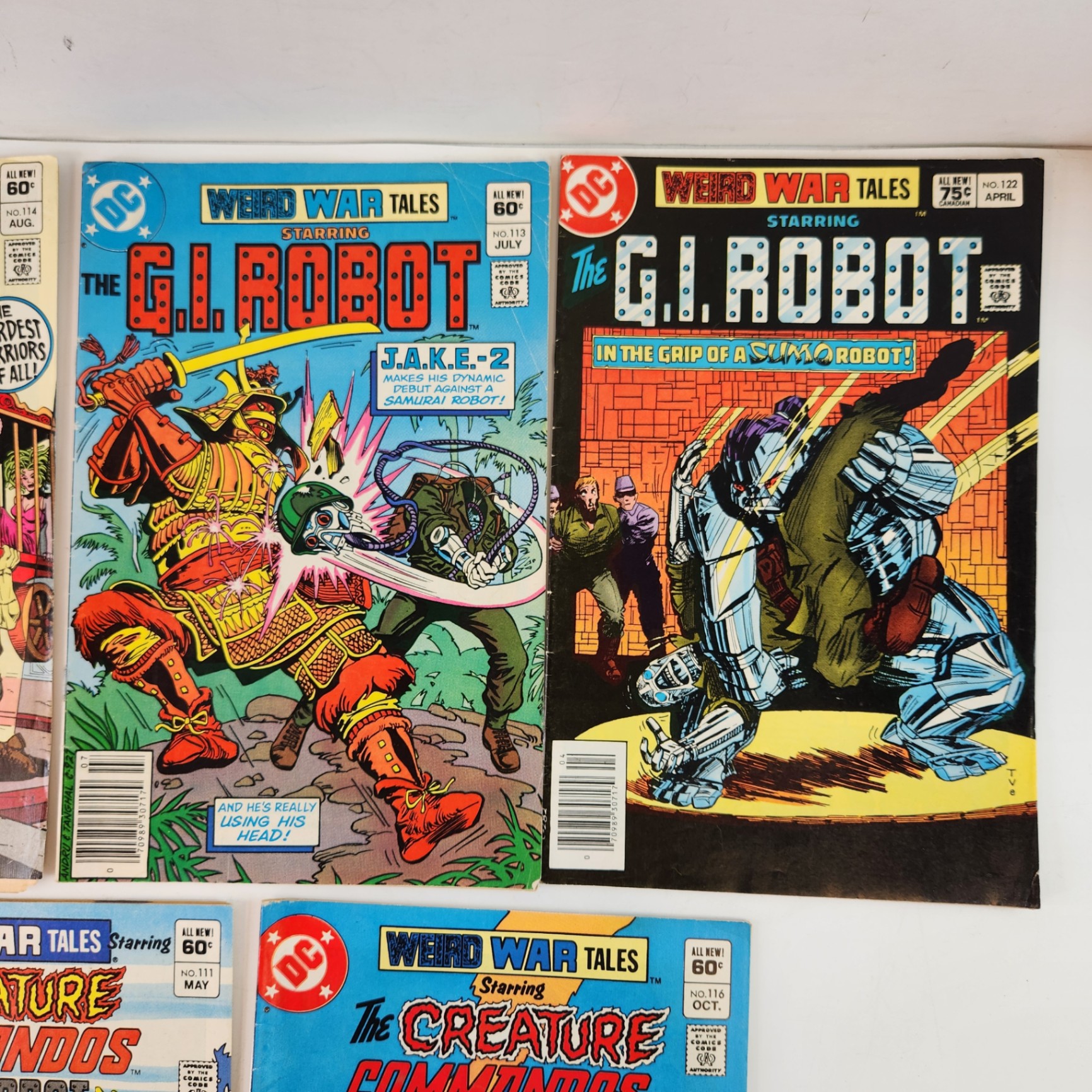 Weird War Tales #111, 113, 114, 116, 122 - image 2 of 4