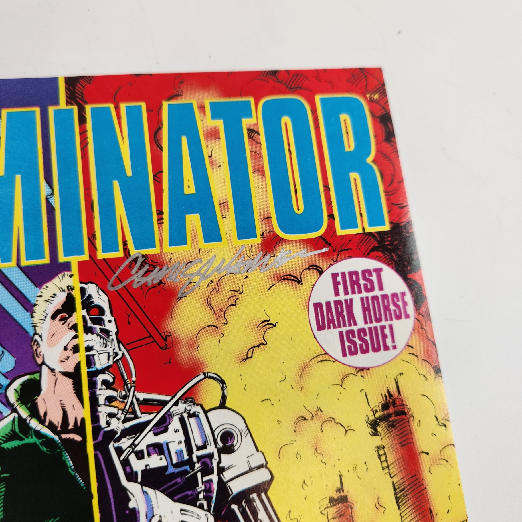 Dark Horse Terminator #1 Signed By Chris Warner - image 2 of 4