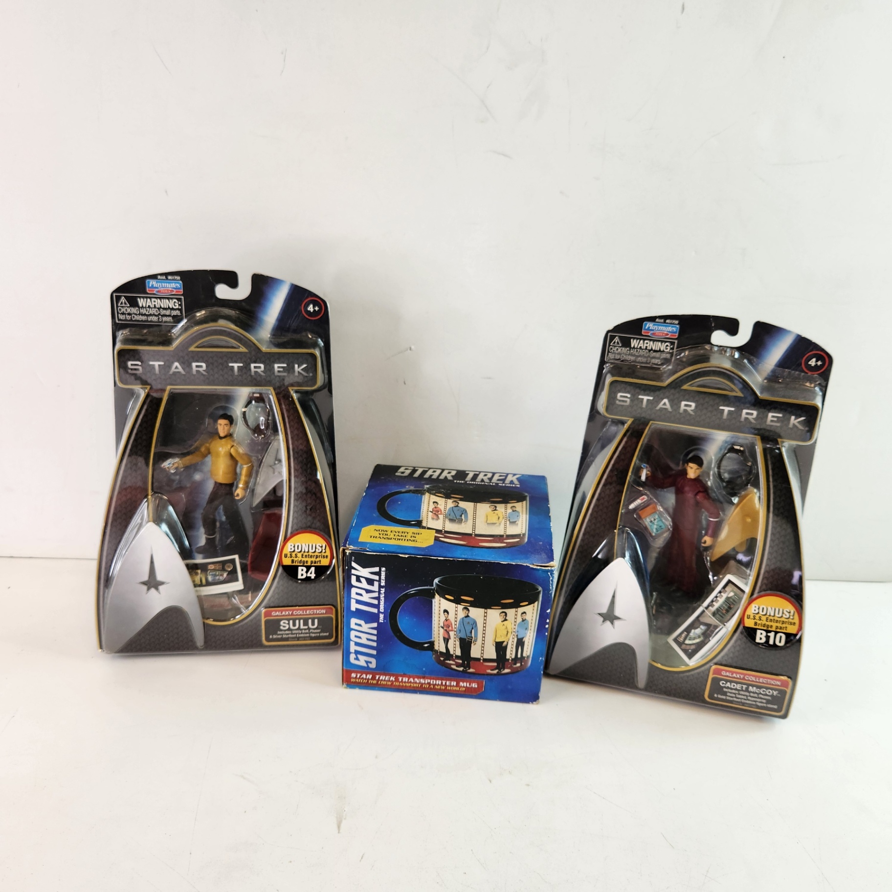 Playmates Toys Star Trek Action Figures Sulu Cadet McCoy Collectible Mug - image 1 of 5