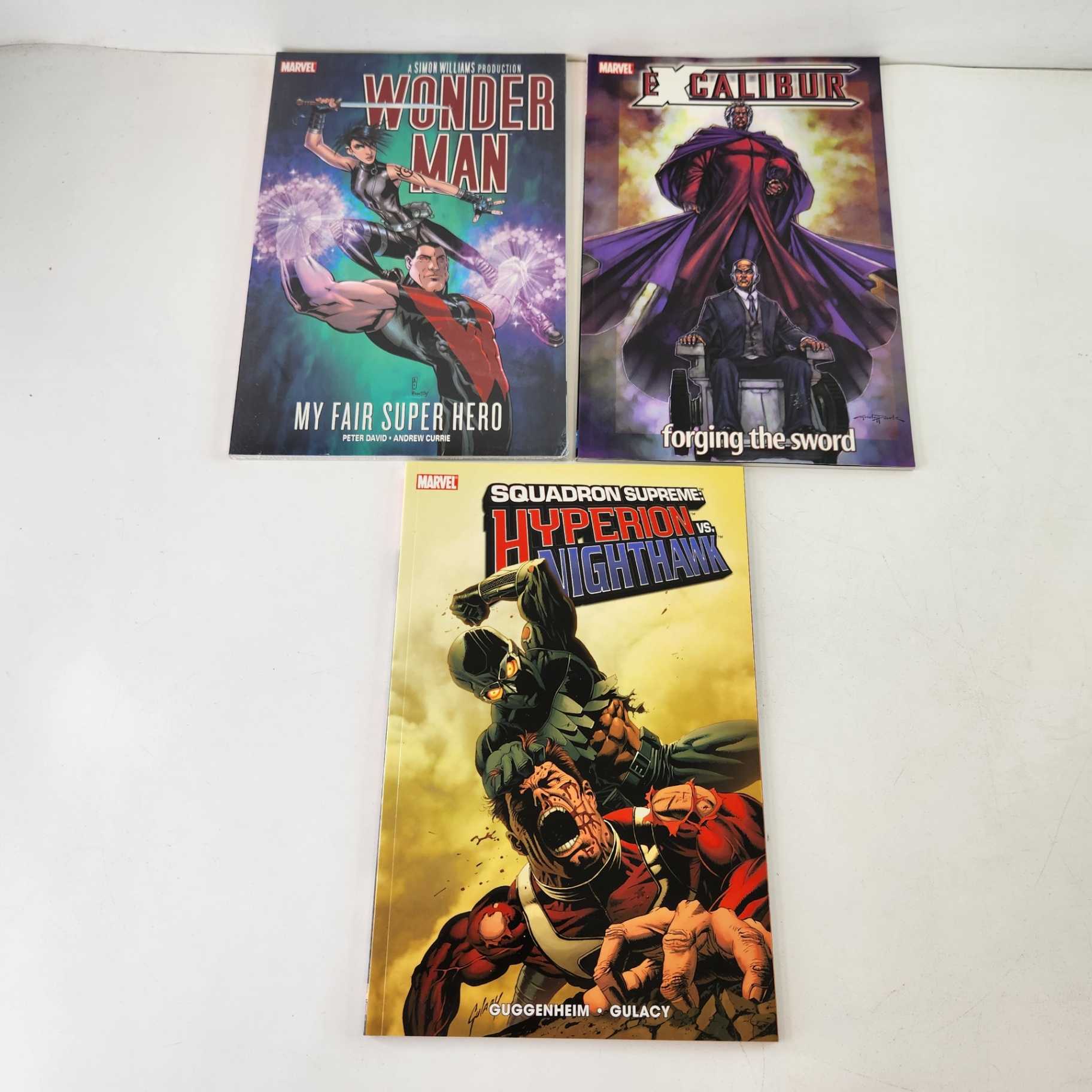 Marvel Comics Wonder Man Hyperion Vs. Night Hawk Excalibur - image 1 of 4
