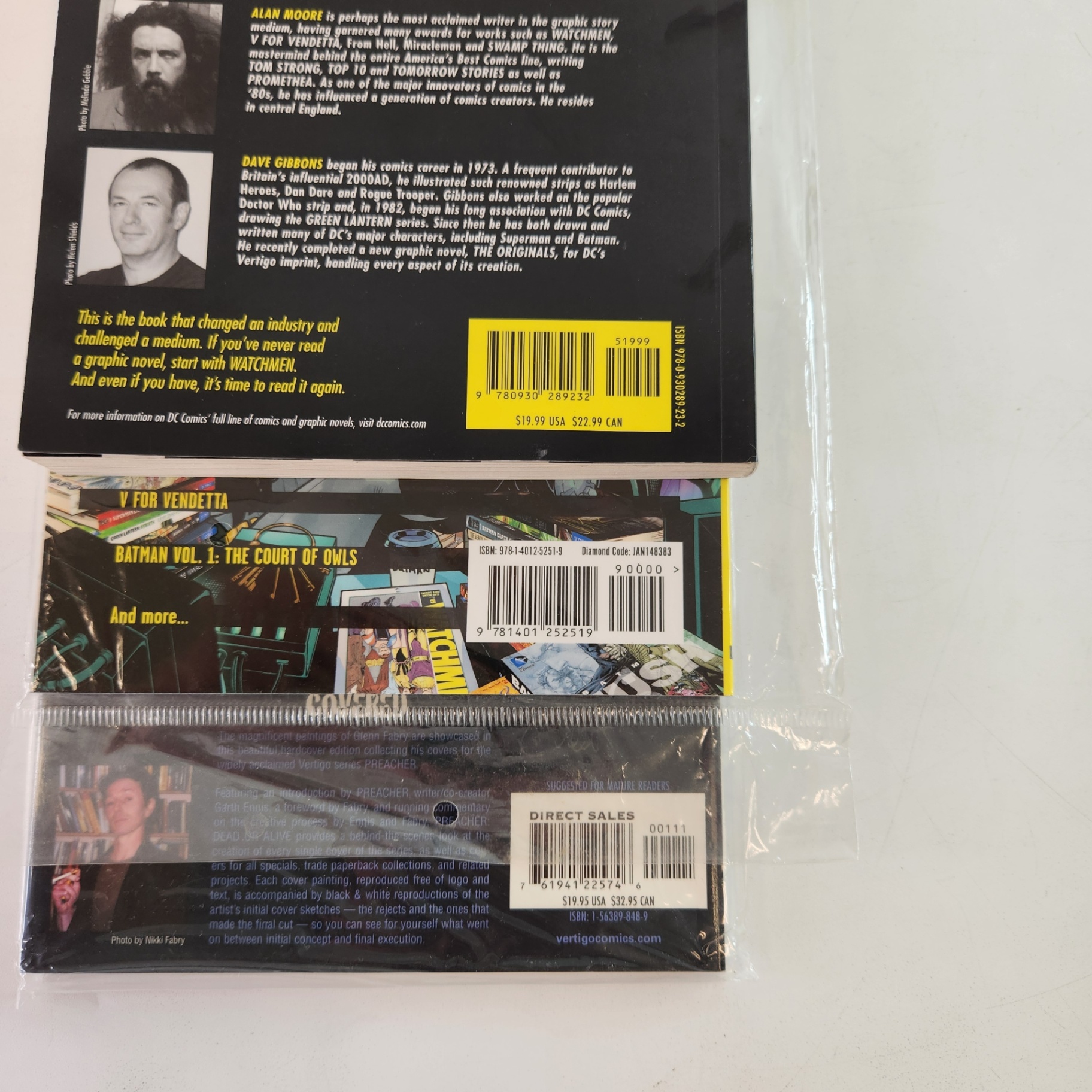DC Graphic Novel Essentials Watchman Preacher Steed & Mrs. Peel TPB Comics - image 4 of 4