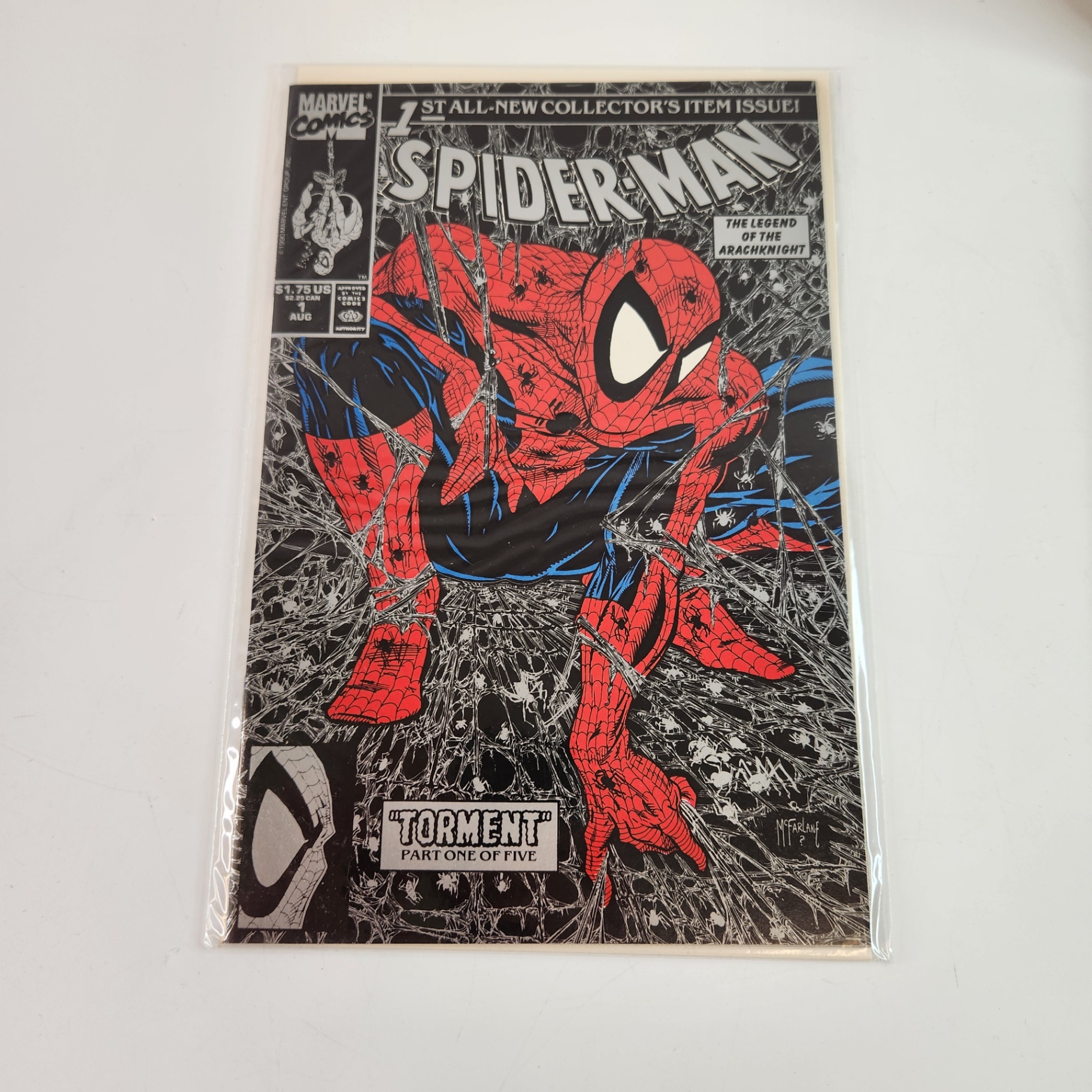 Spider-Man #1 Silver Cover Variant - image 1 of 3
