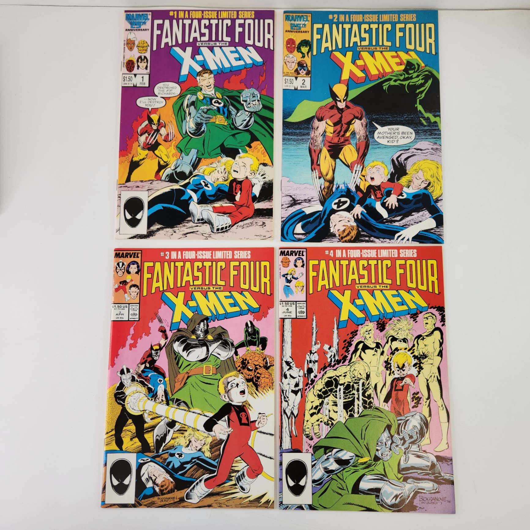 Fantastic Four Vs. X-Men Miniseries #1-4 - image 1 of 4
