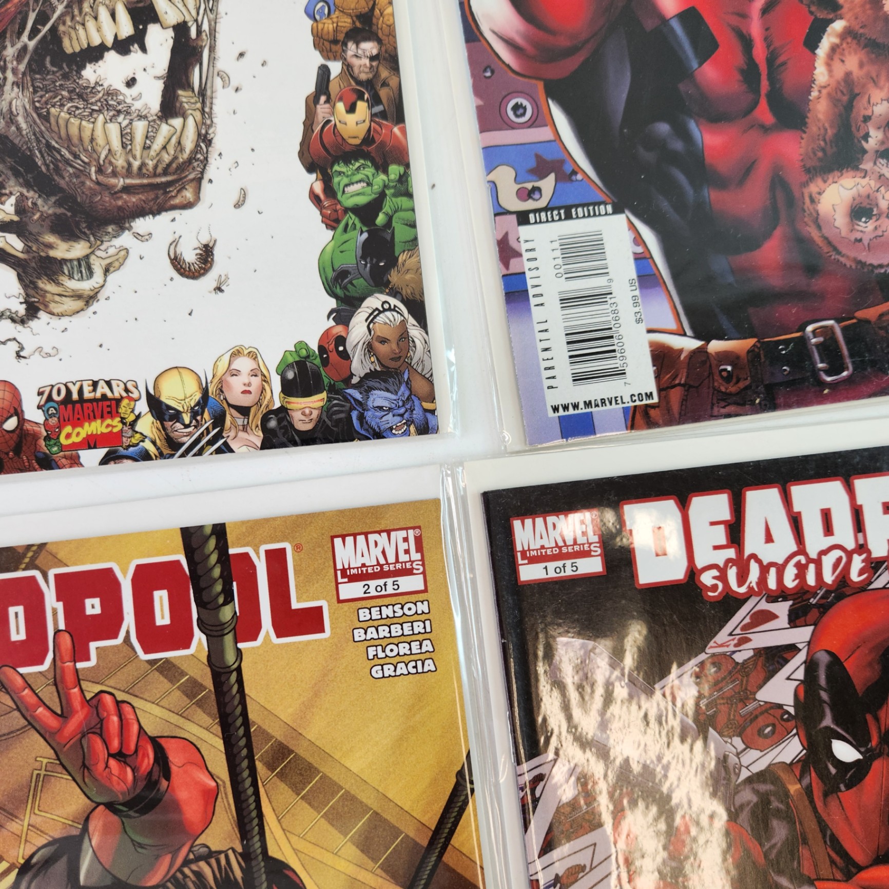 Deadpool Merc With a Mouth #1,2 Games of Death, Suicide Kings #1-3 - image 3 of 4