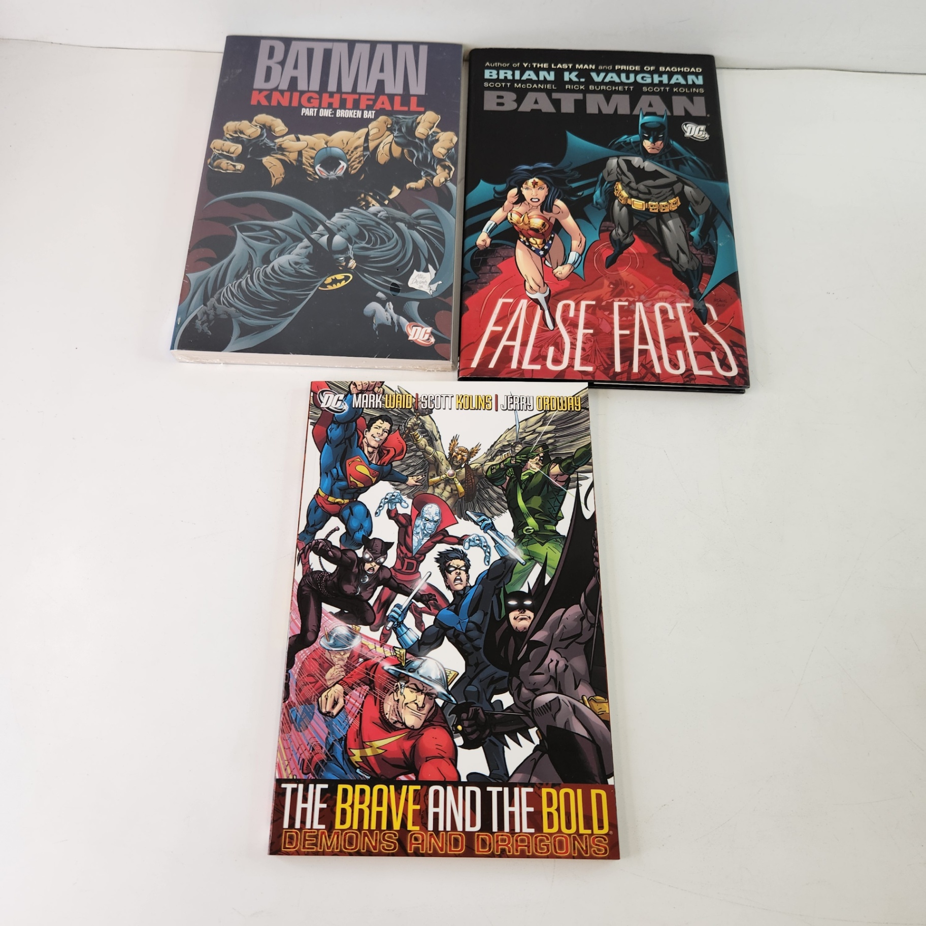 DC Batman Knightfall Brave and the Bold TPBs False Faces Hardcover Comics - image 1 of 4