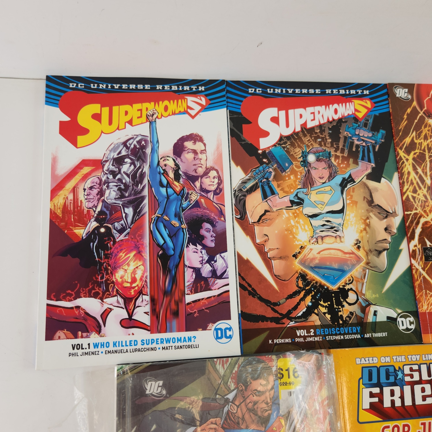 DC Super Woman Flash Rebirth Super Friends Finest Worlds - image 2 of 5