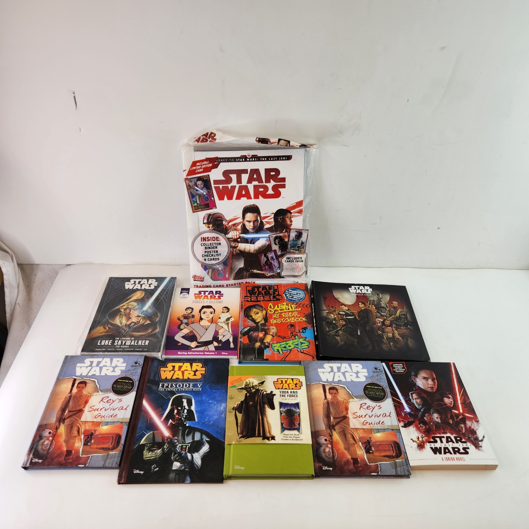 Star Wars Books + Trading Cards Lot - image 1 of 6