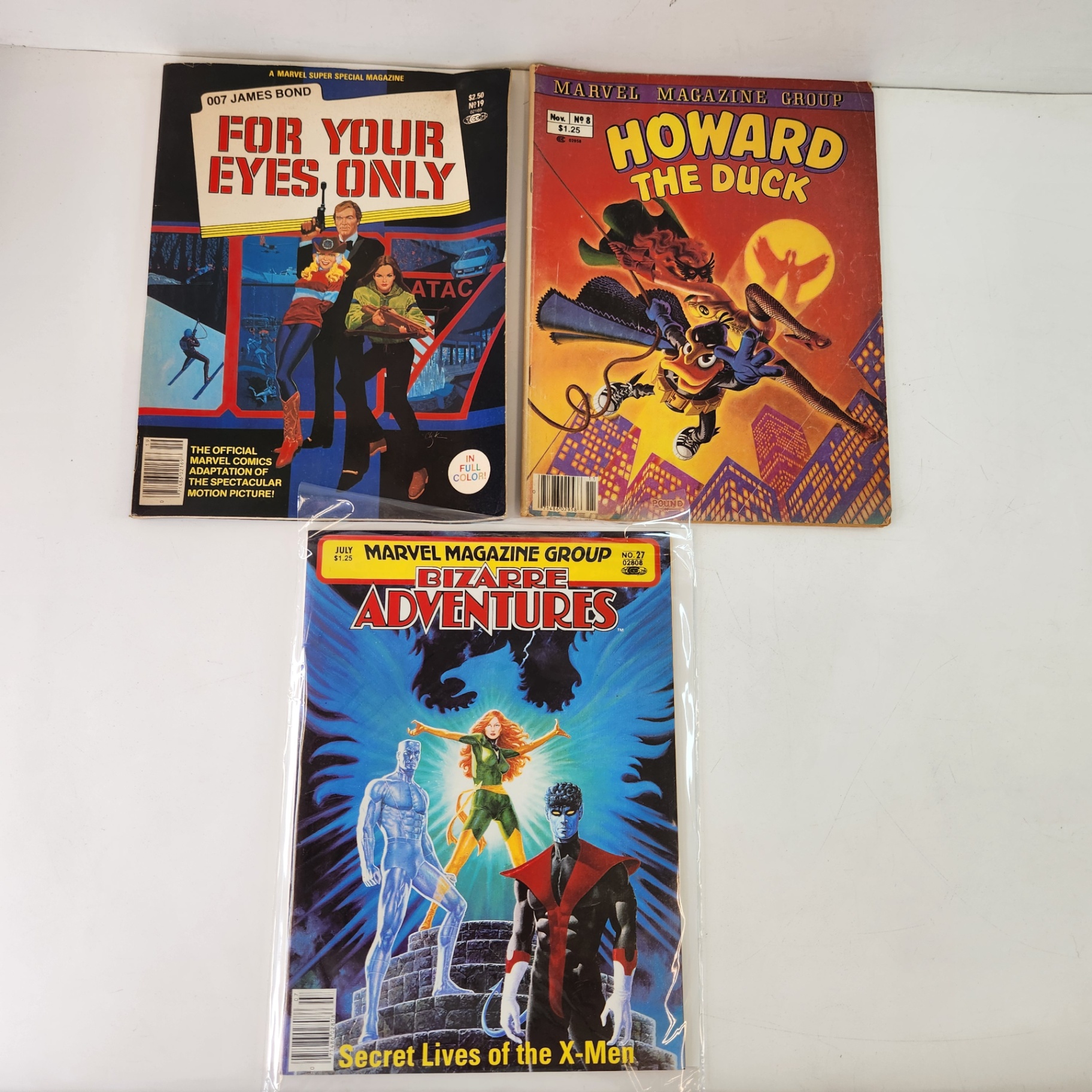 007 James Bond, Howard the Duck, Bizarre Adventures Magazine Comics - image 1 of 4