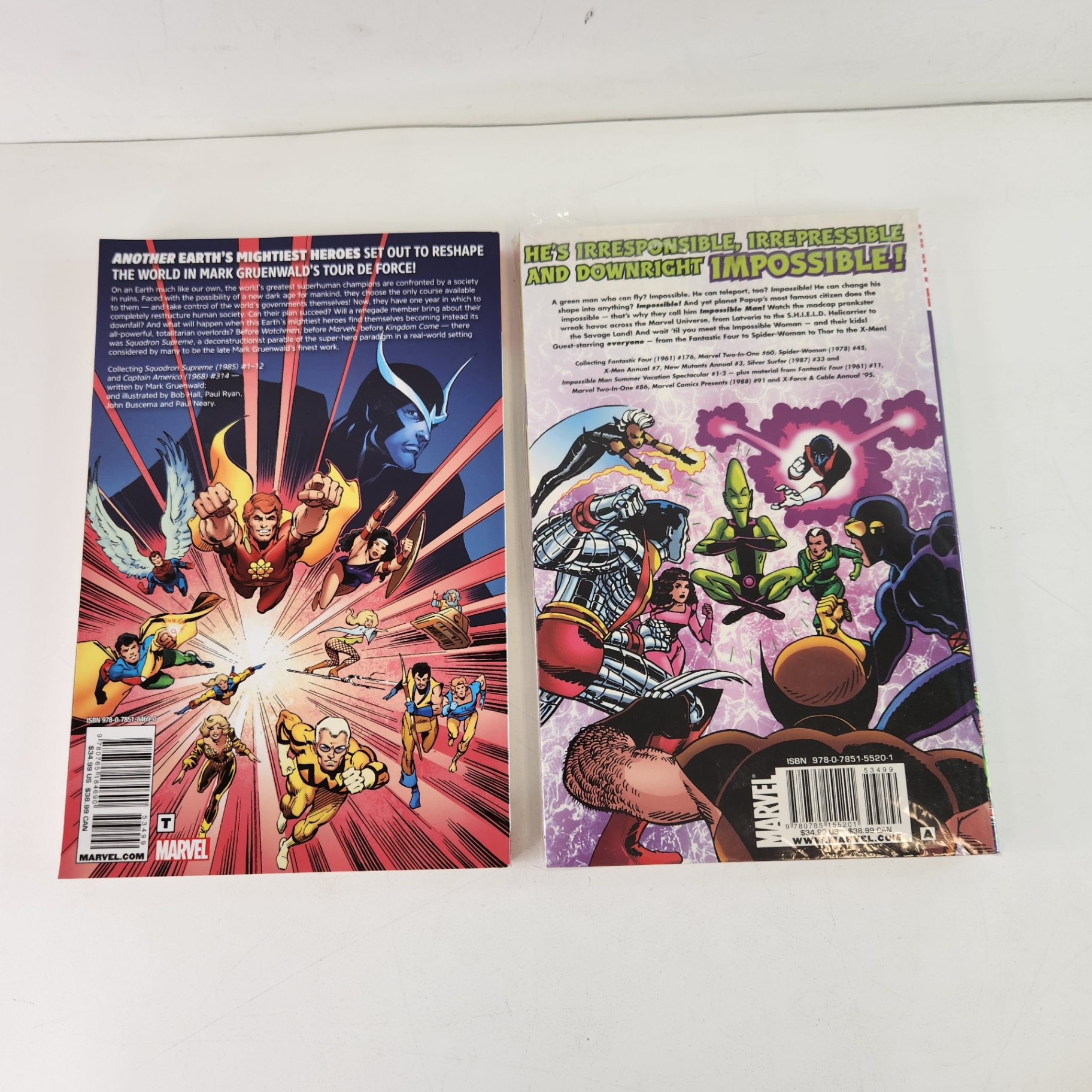 Marvel Impossible Man Squadron Supreme TPB Comic Books - image 3 of 4