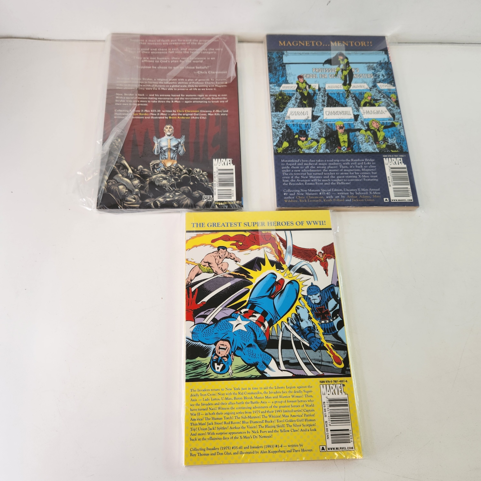 Marvel Xtreme X-Men New Mutants Invaders TPBs - image 3 of 5