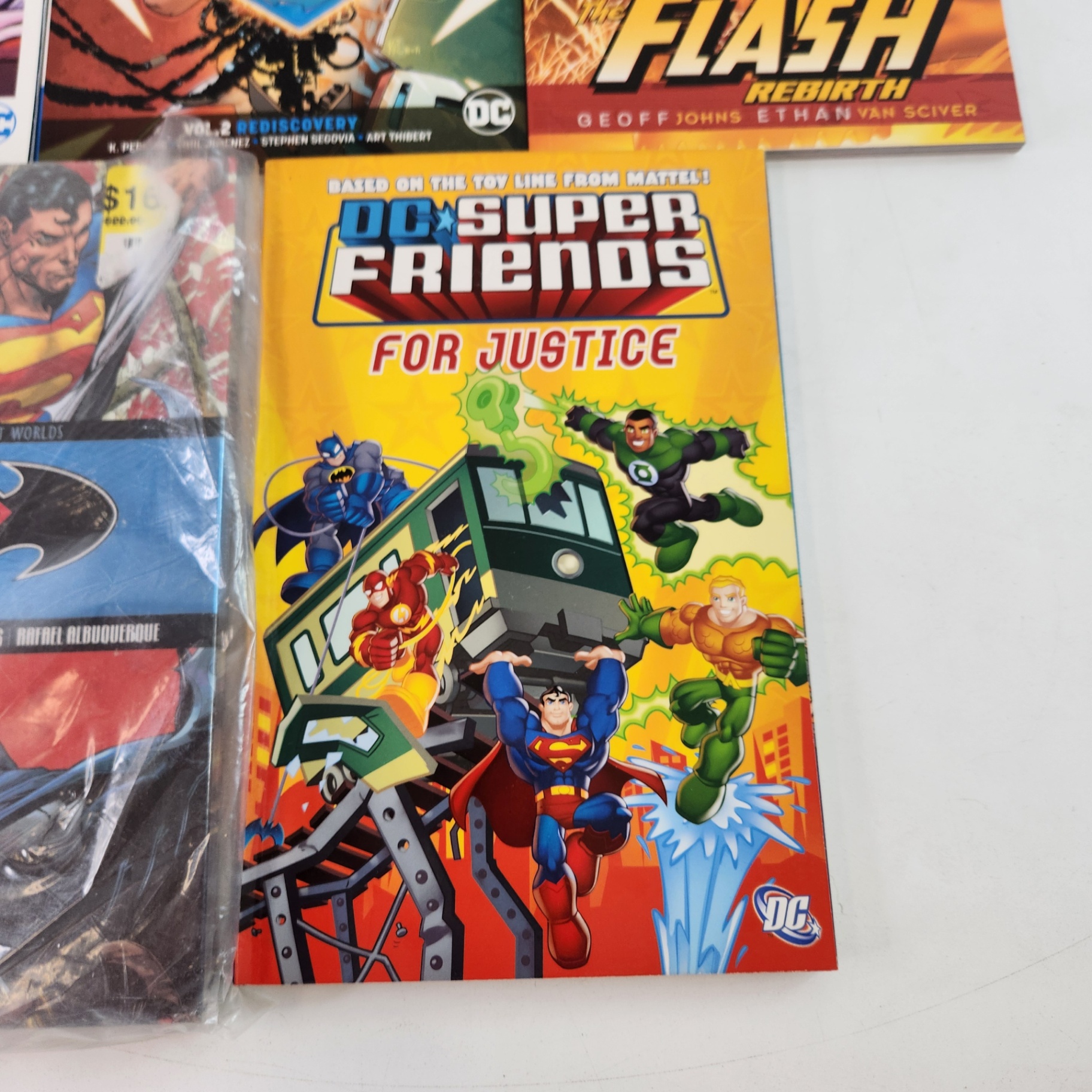 DC Super Woman Flash Rebirth Super Friends Finest Worlds - image 3 of 5
