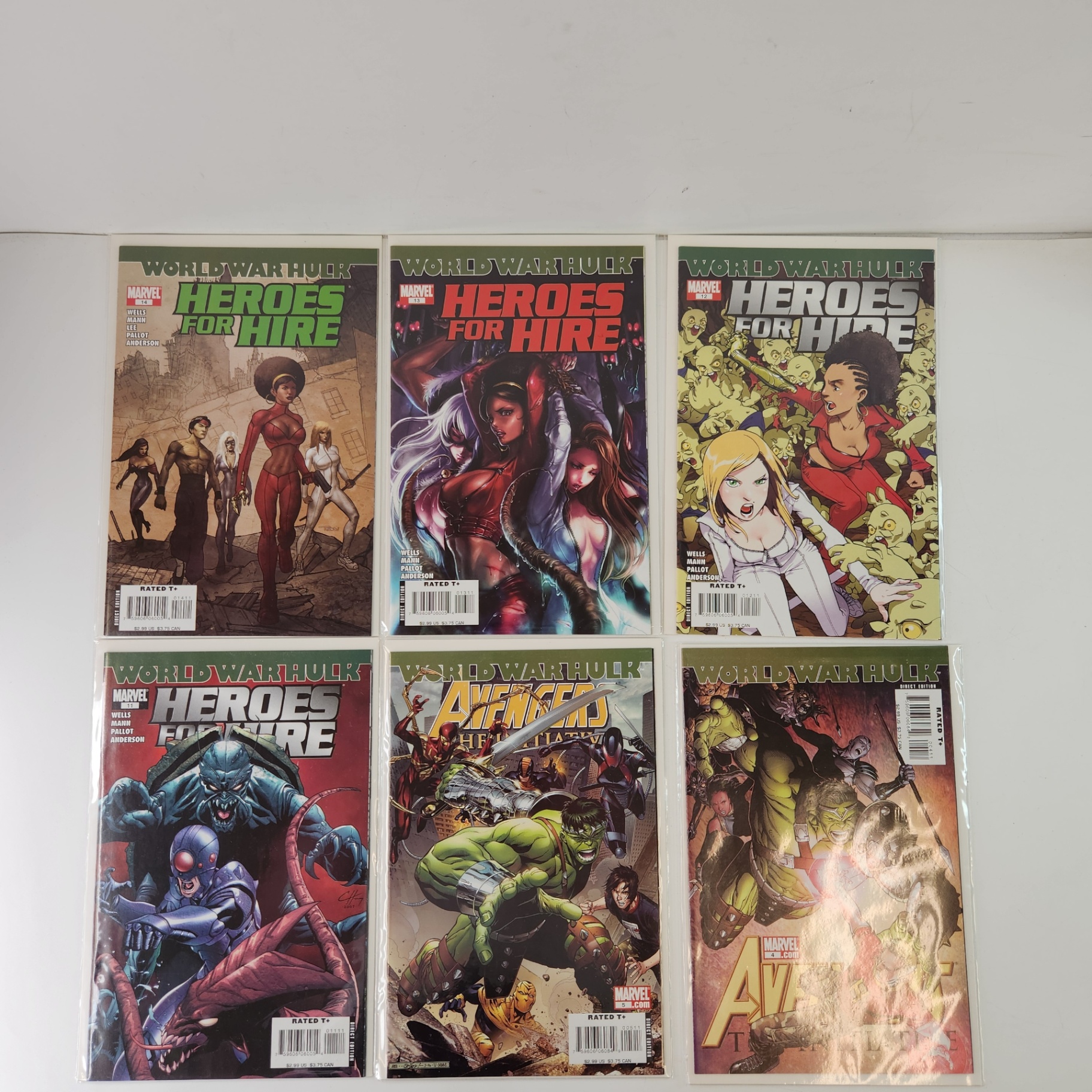 World War Hulk Heroes For Hire #11-14, Avengers: The Initiative #4, 5 - image 1 of 5
