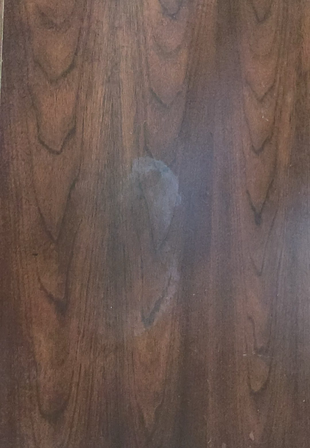 Dark Wood Office Desk with Center Keyboard Tray and Dual Pedestal Drawers - image 7 of 8