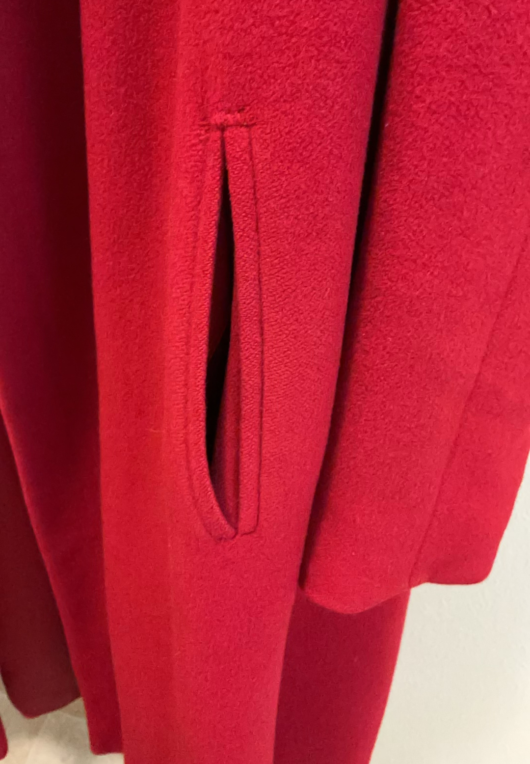 Women’s Red Cashmere Coat - image 5 of 5