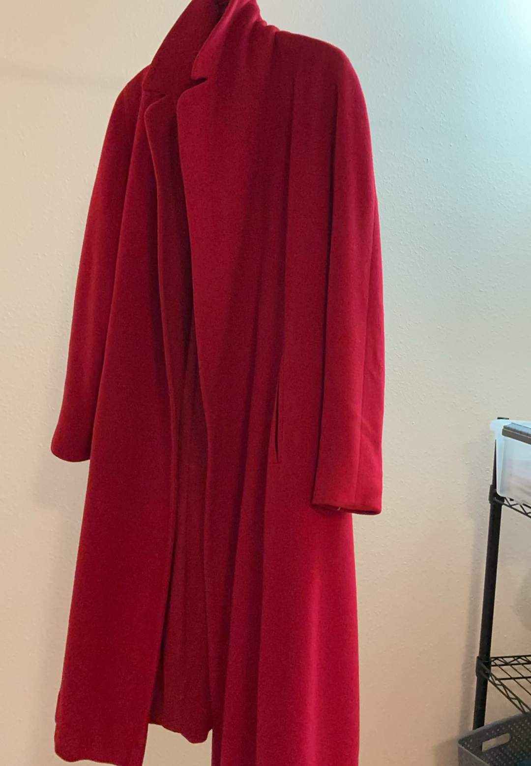 Women’s Red Cashmere Coat - image 1 of 5
