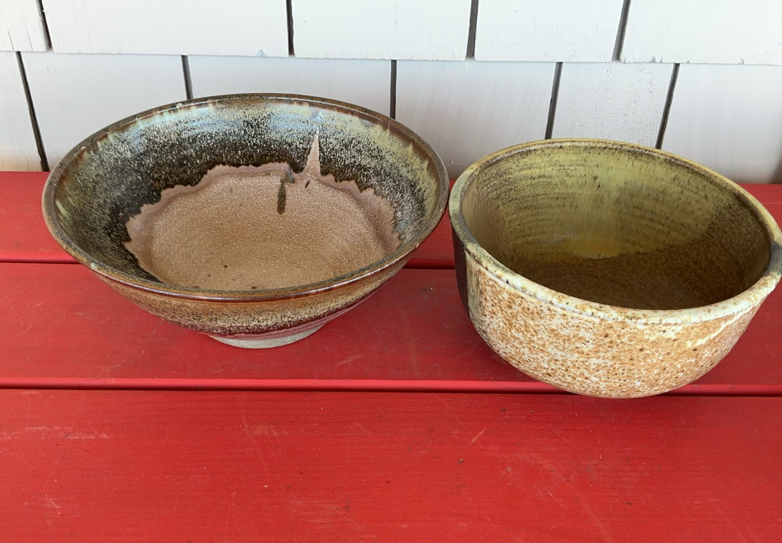 Earth Toned Pottery, Matching pillow - image 1 of 6