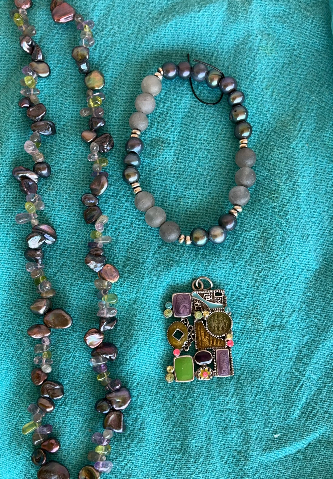 Amethyst and gemstone bead jewelry collection - image 5 of 5
