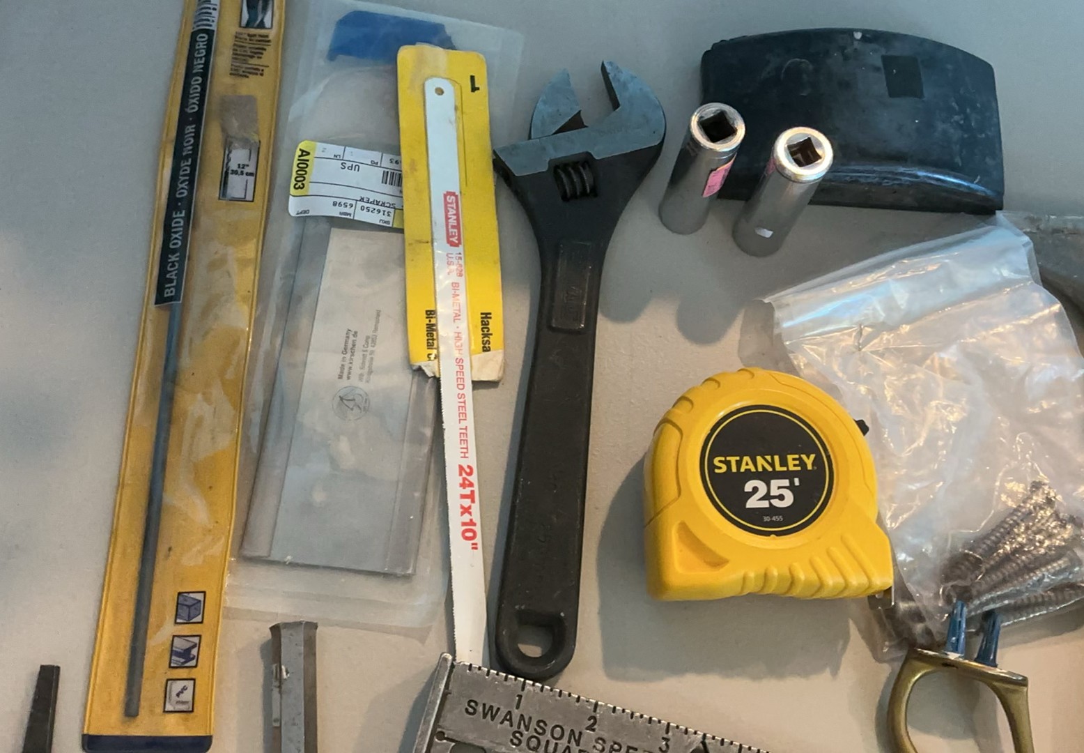 Assorted hardware and hand tools - image 3 of 8