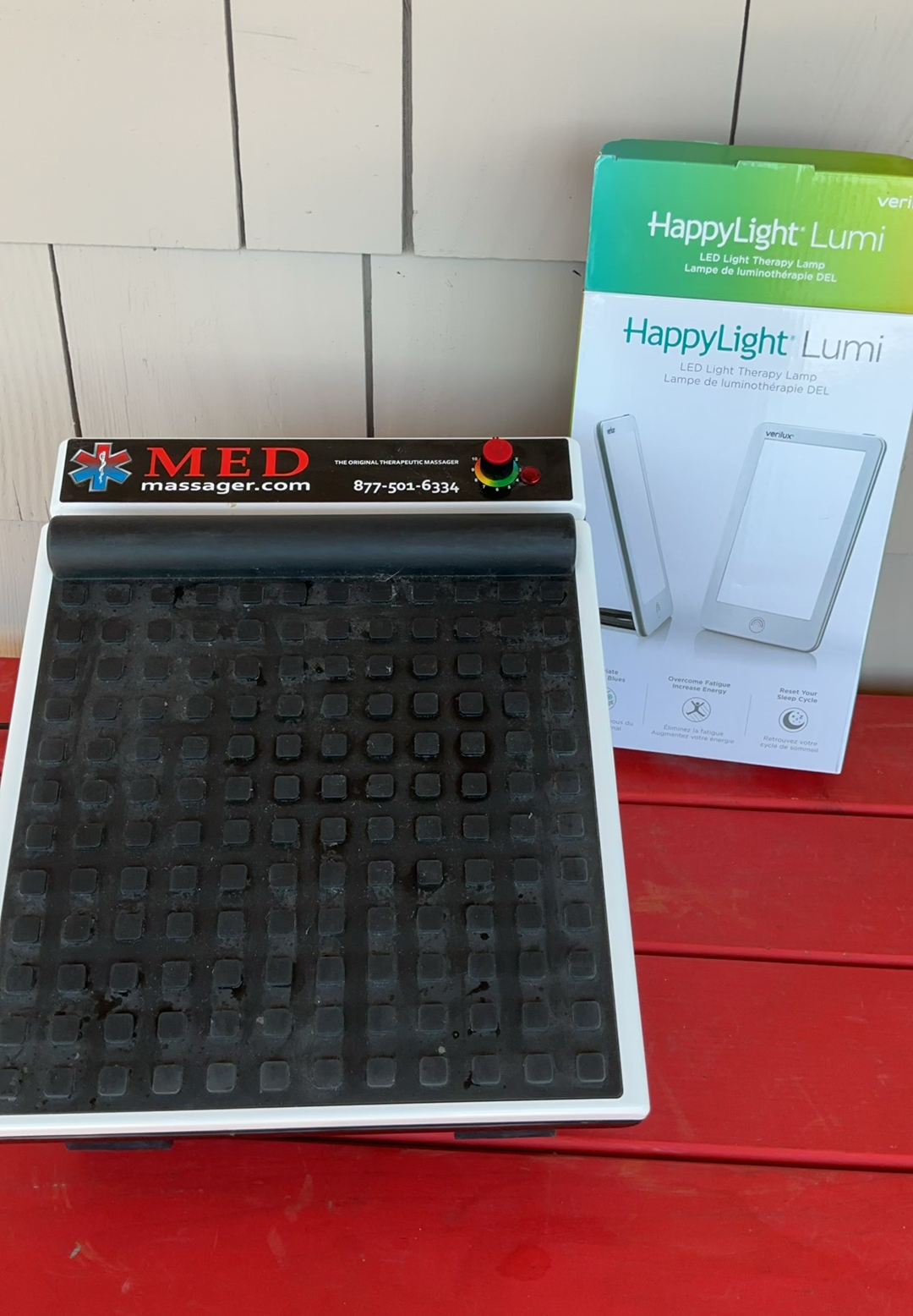 MED Massager and HappyLight Lumi LED Light Therapy Lamp - image 1 of 6