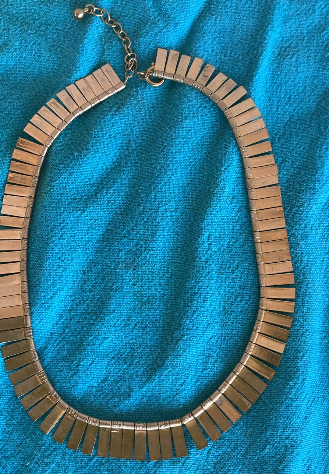 Gold Metal Choker, 3 Earrings - image 6 of 6