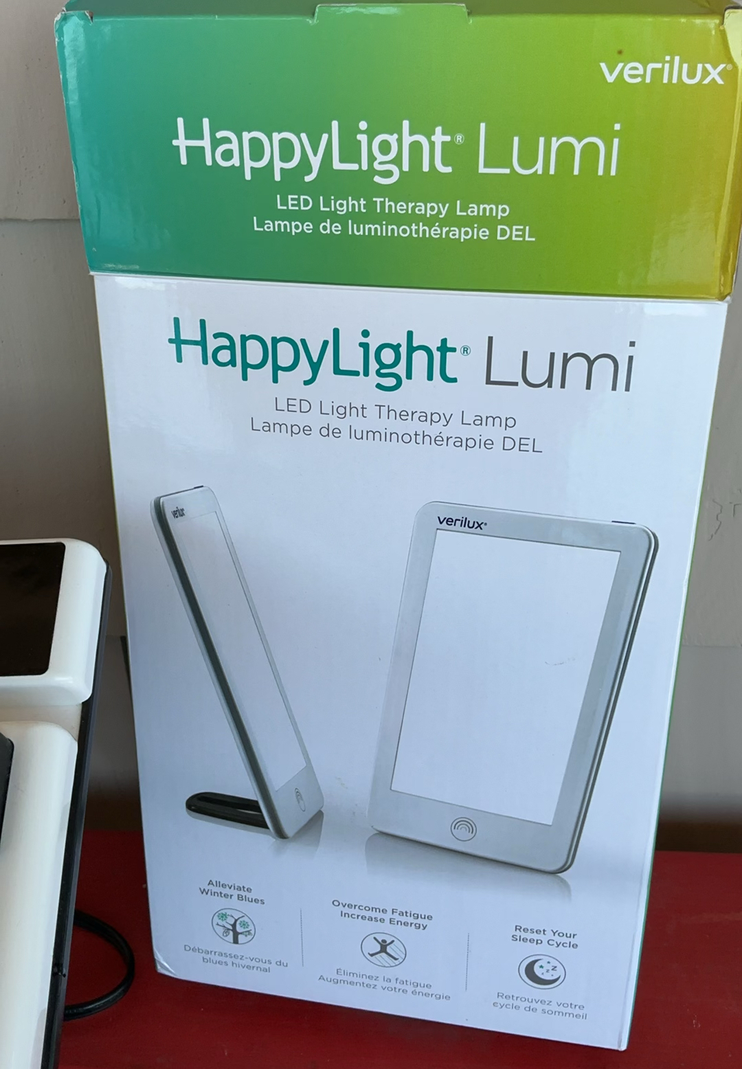 MED Massager and HappyLight Lumi LED Light Therapy Lamp - image 4 of 6