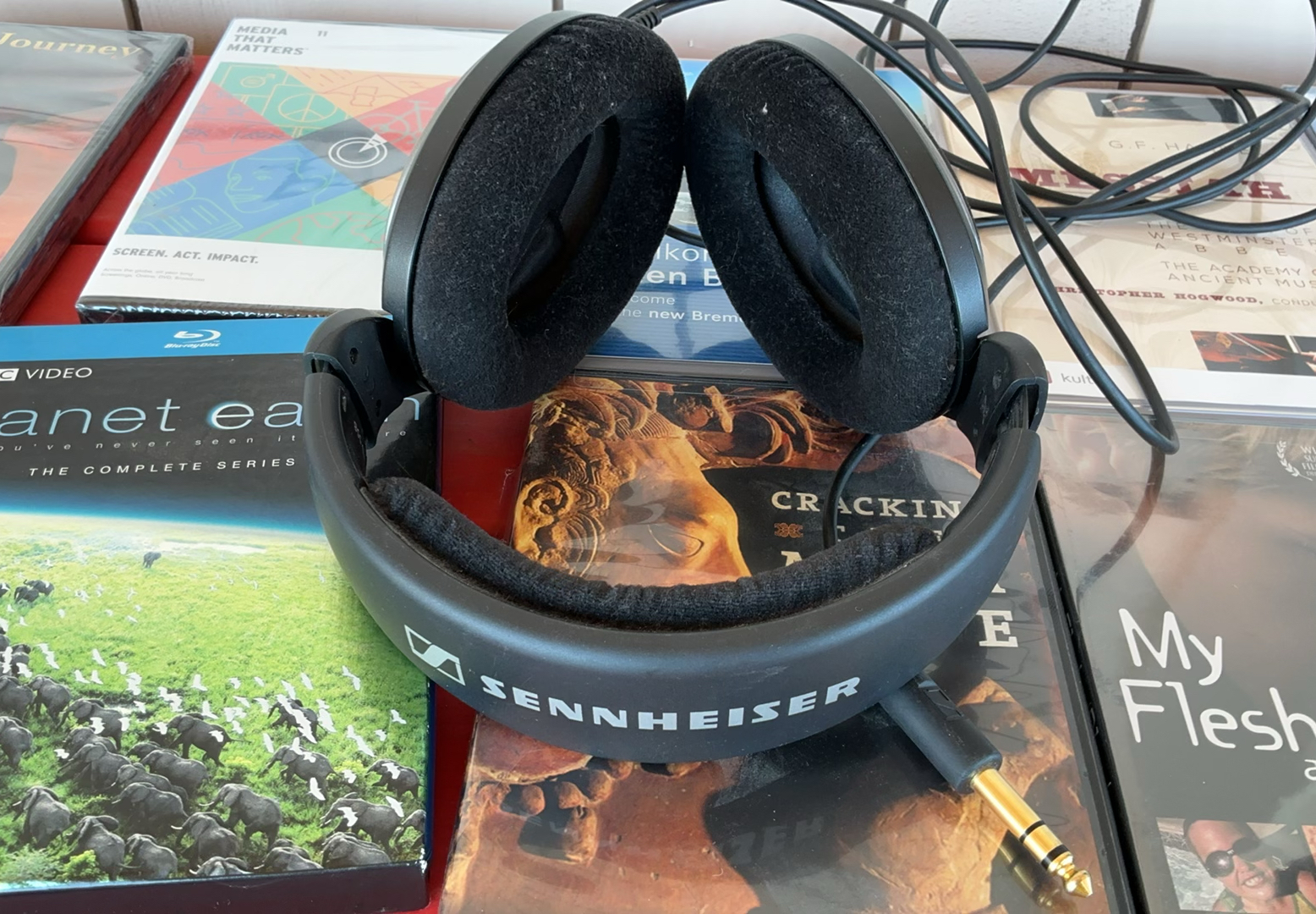 Sennheiser Headphones, DVD’s - image 2 of 5