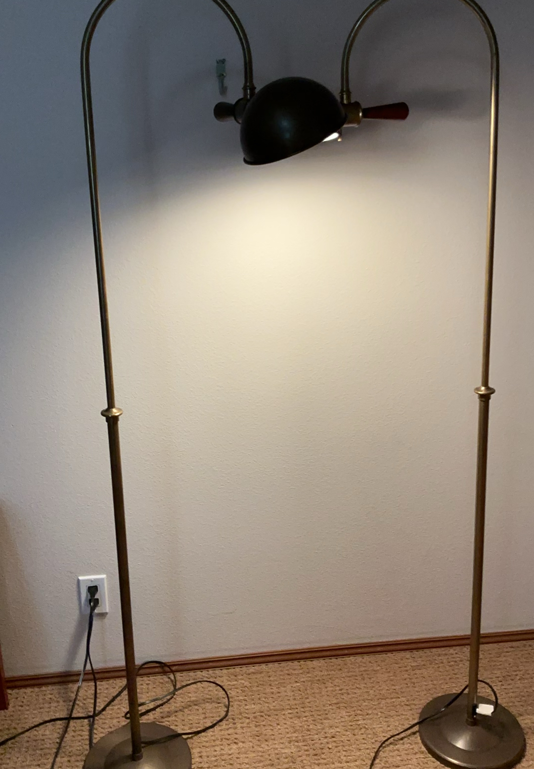 Two Bronze Finish Floor lamps - image 1 of 4