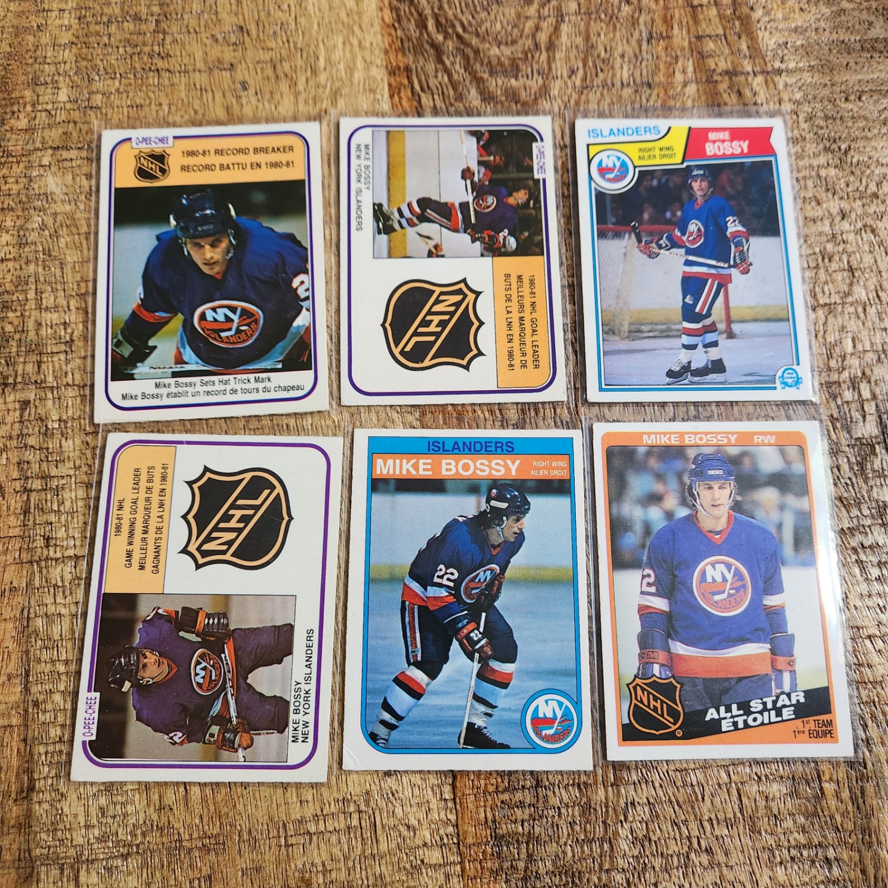 Mike Bossy Hockey Cards x 6 - image 1 of 6