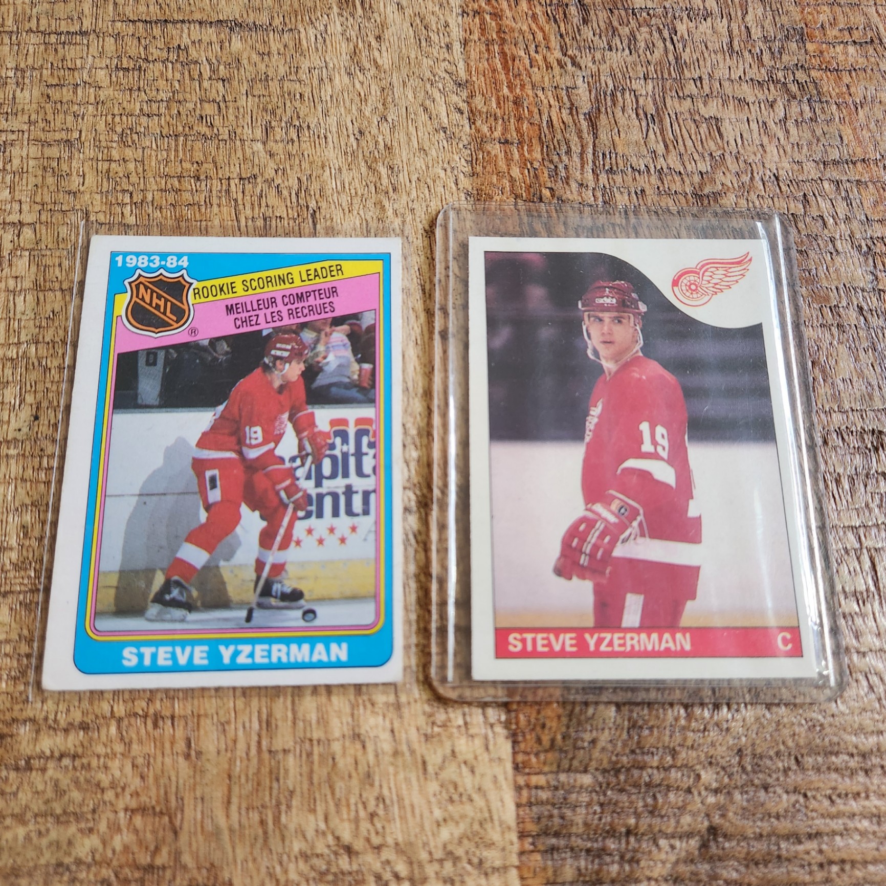 Steve Yzerman Hockey Cards x 2 - image 1 of 5