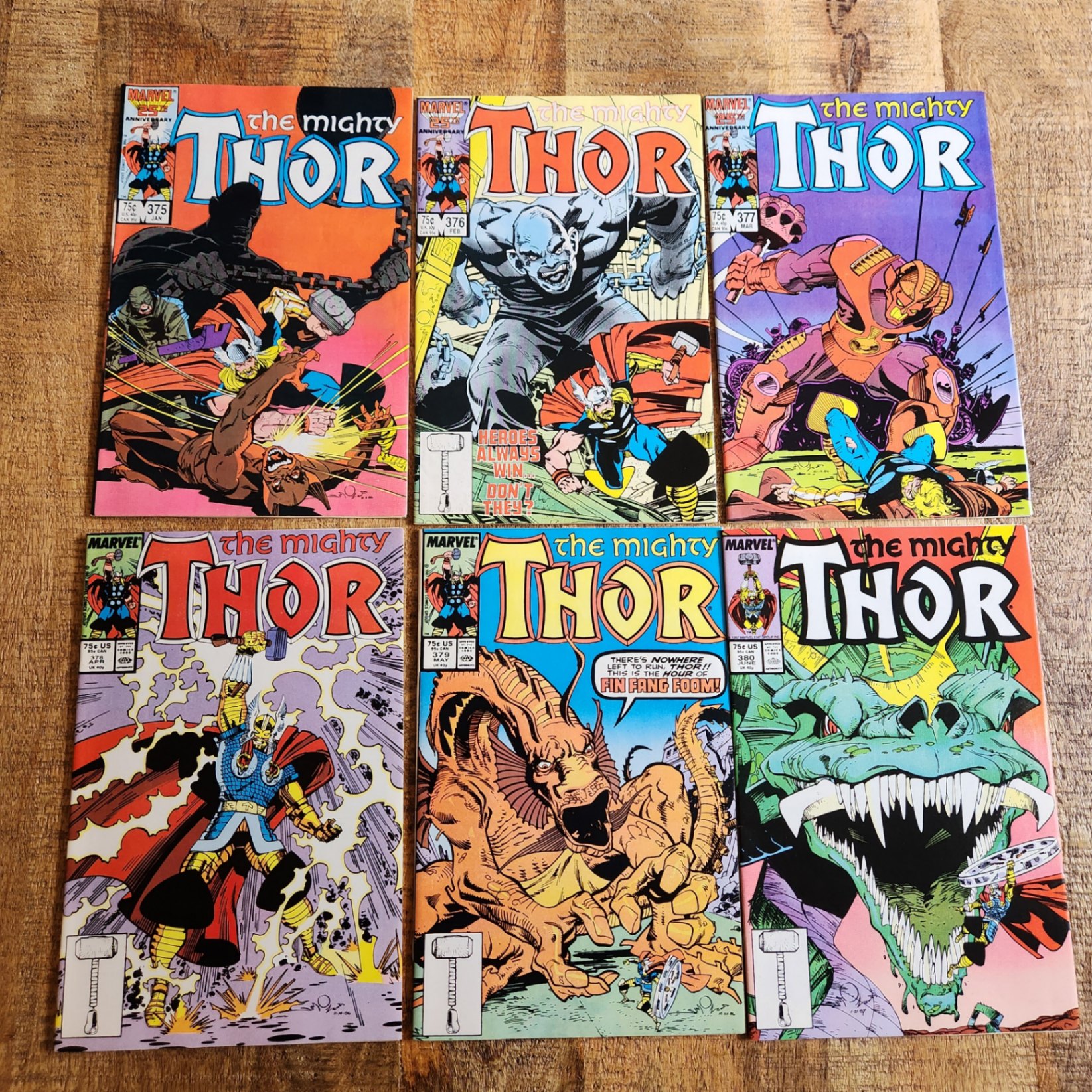 Mighty Thor #375-380 - image 1 of 5