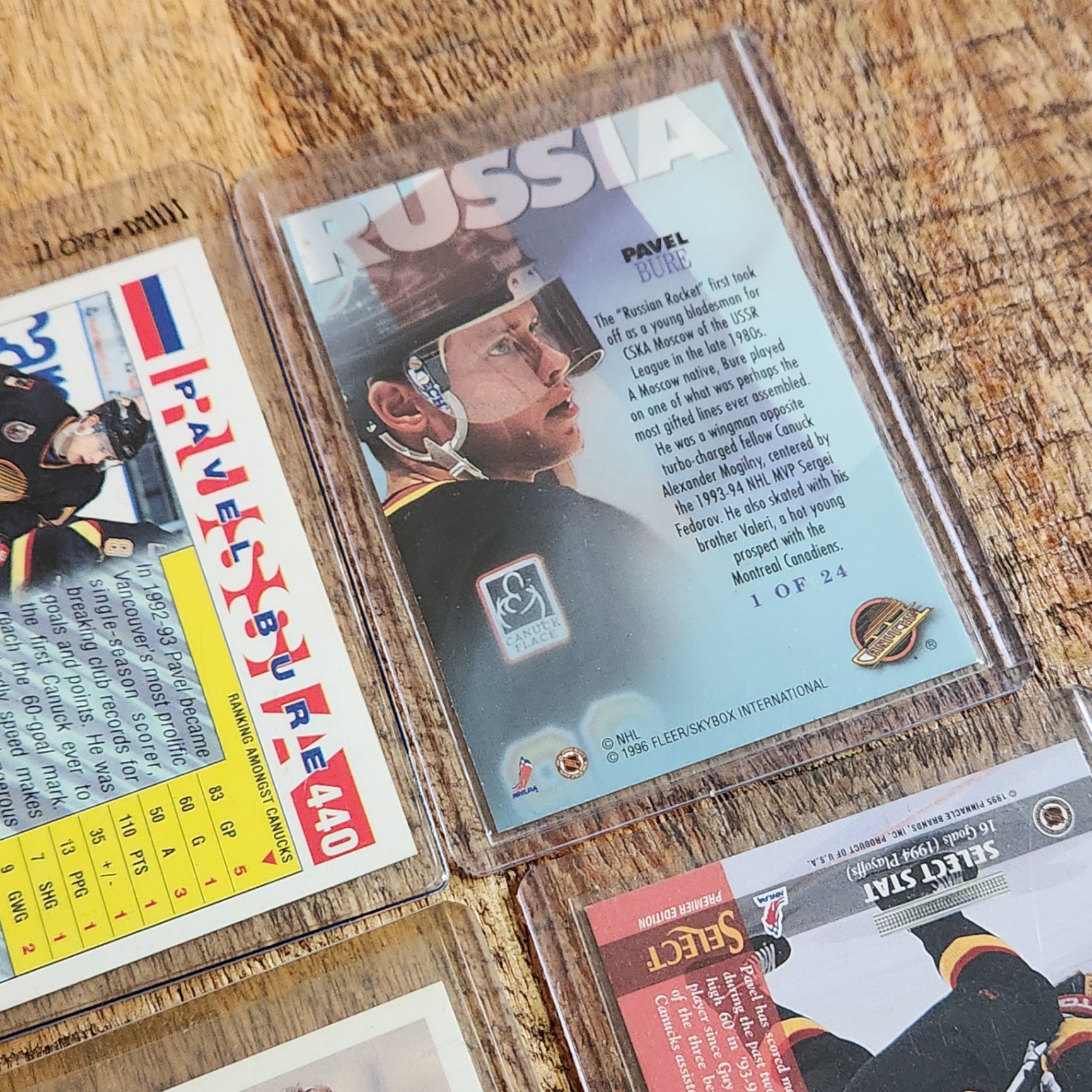 Pavel Bure Cards x 7 - image 7 of 7