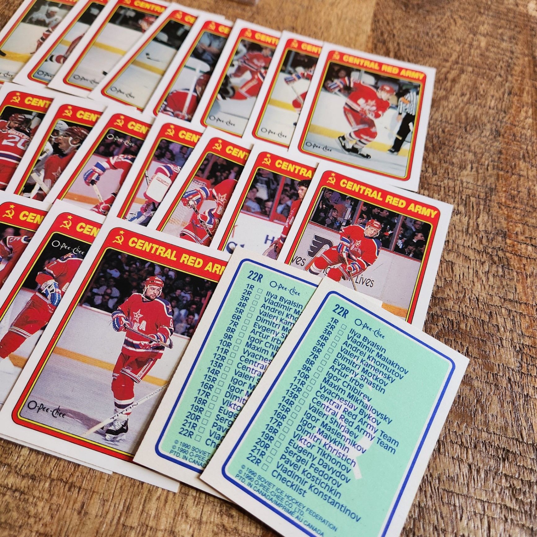 O-Pee-Chee Central Red Army Hockey Cards - image 3 of 4