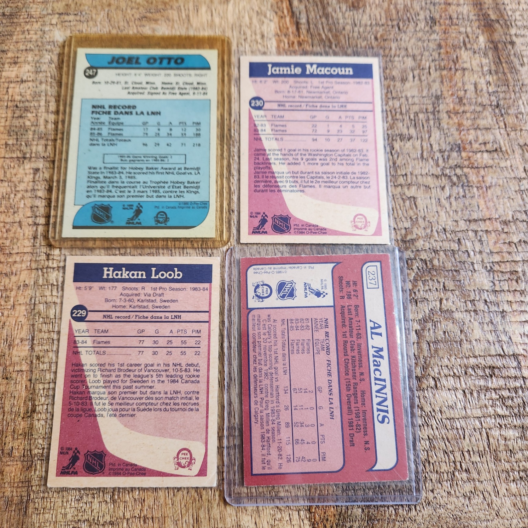 Calgary Flames Hockey Cards x 4 - image 3 of 4