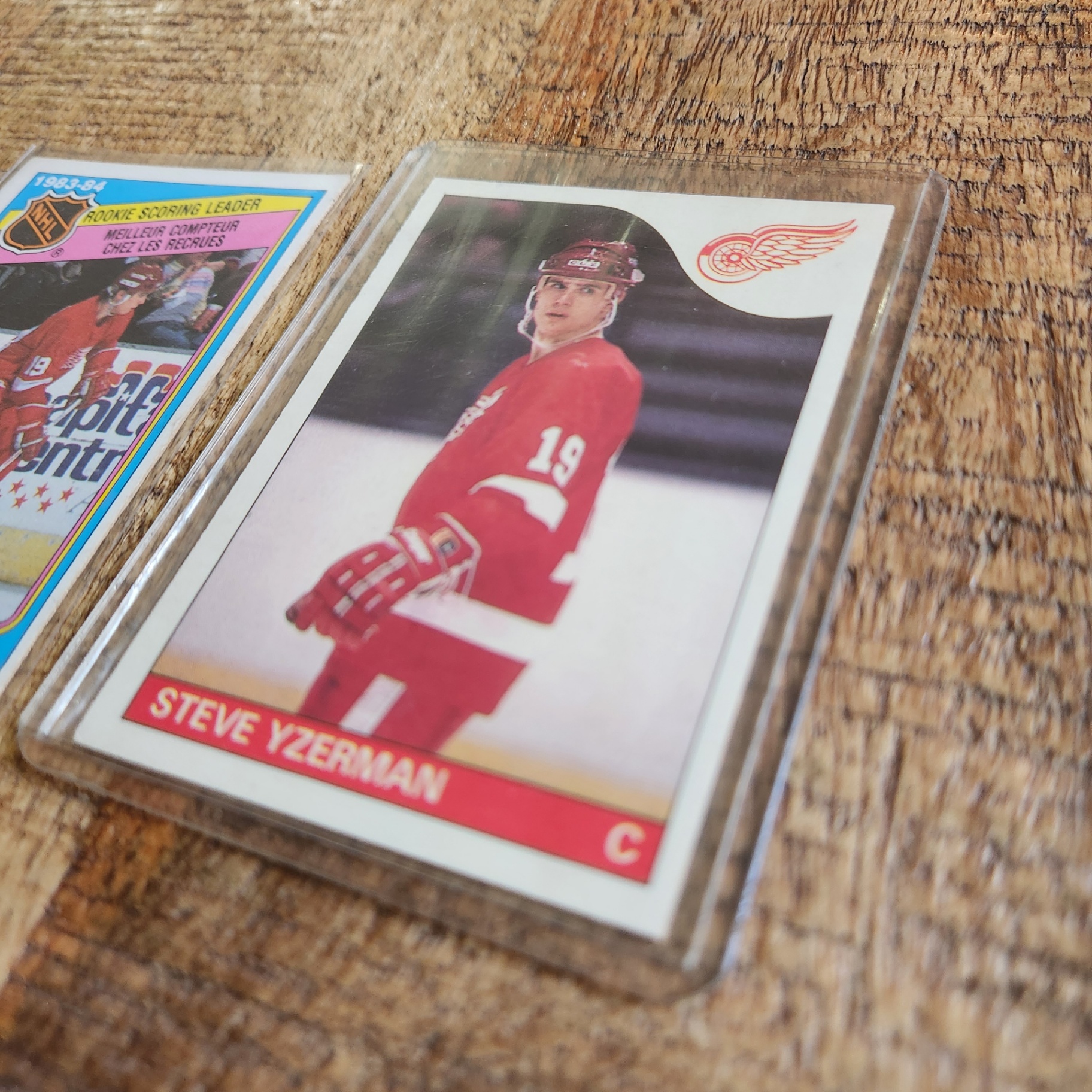 Steve Yzerman Hockey Cards x 2 - image 2 of 5