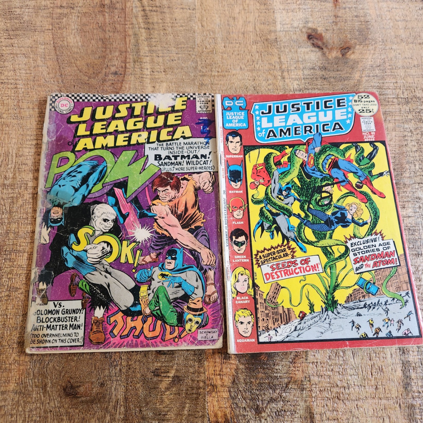 Justice League of America #46 and #99 - image 1 of 3
