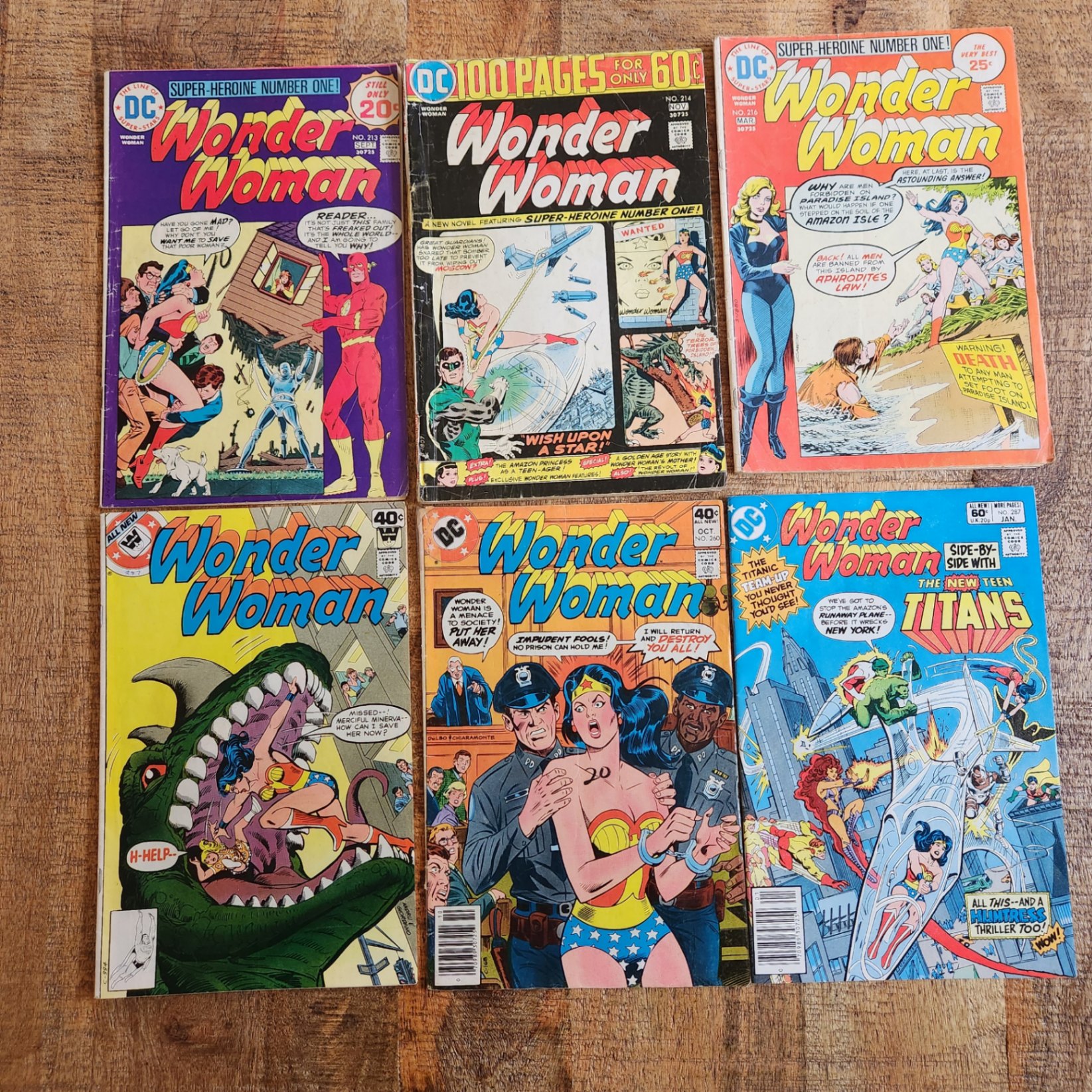 Wonder Woman #213 214 216 257 260 287 - image 1 of 6