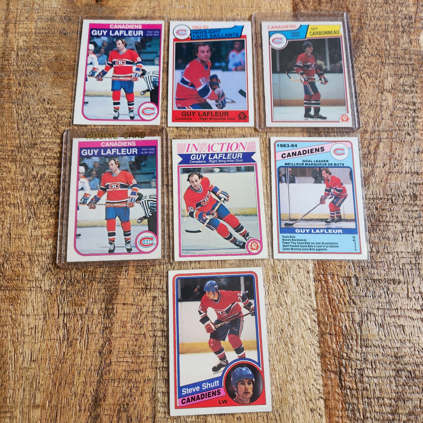 Montreal Canadiens Hockey Cards x 7 - image 1 of 5