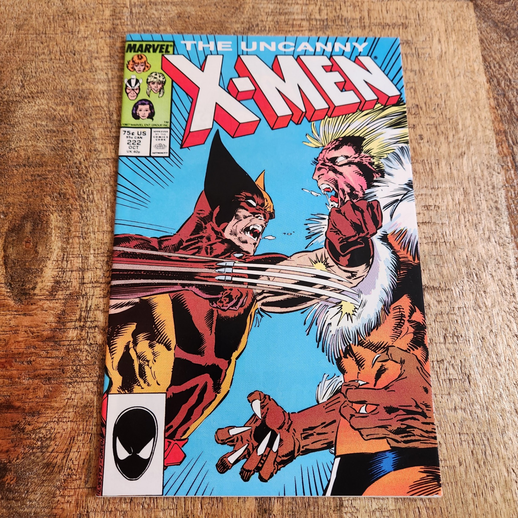 Uncanny X-Men #222 - image 1 of 3