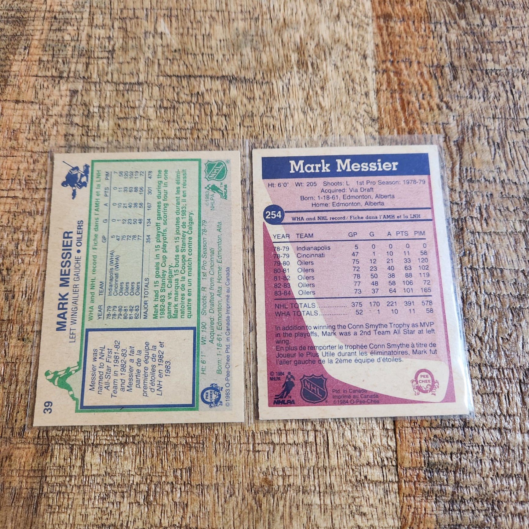 Mark Messier 4th and 5th Year Cards - image 2 of 2