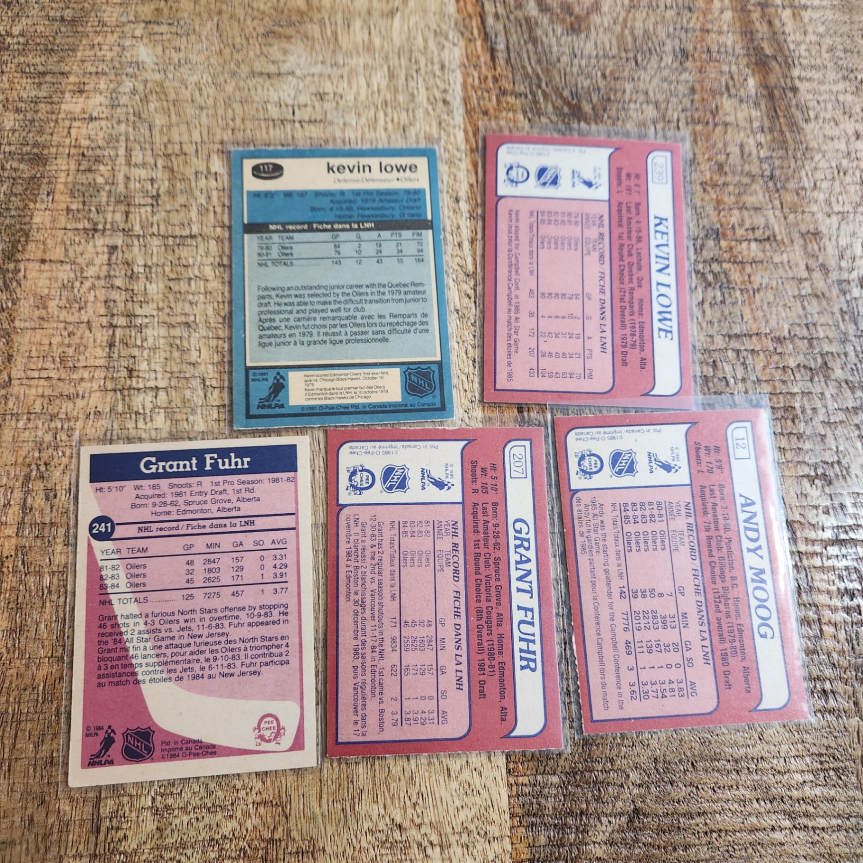 Edmonton Oilers Hockey Cards x 5 - image 4 of 4