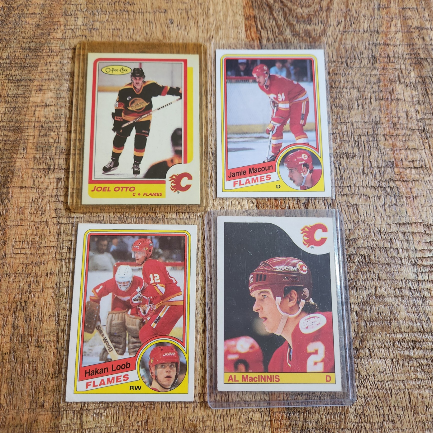 Calgary Flames Hockey Cards x 4 - image 1 of 4
