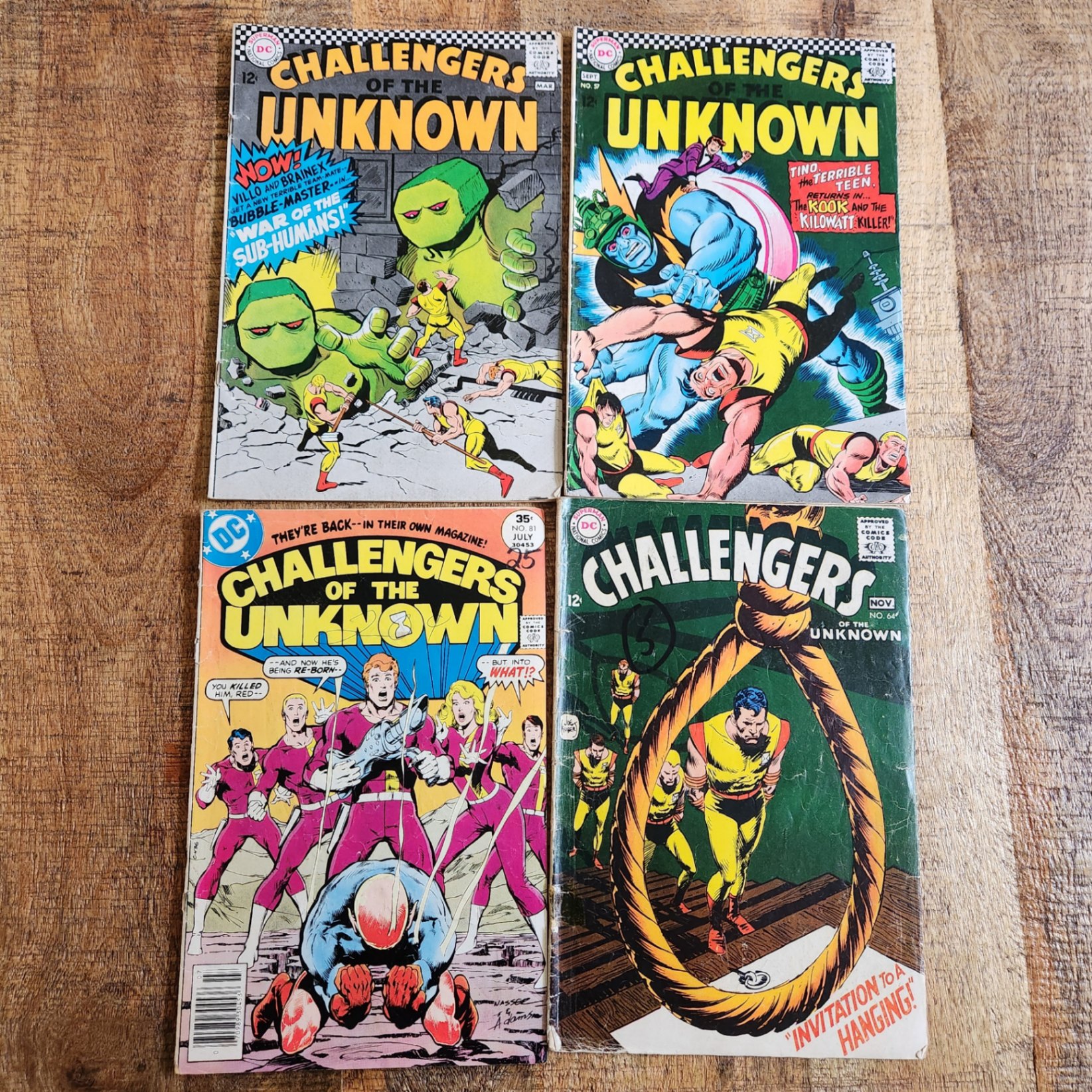 Challengers of the Unknown #54 57 64 81 - image 1 of 5