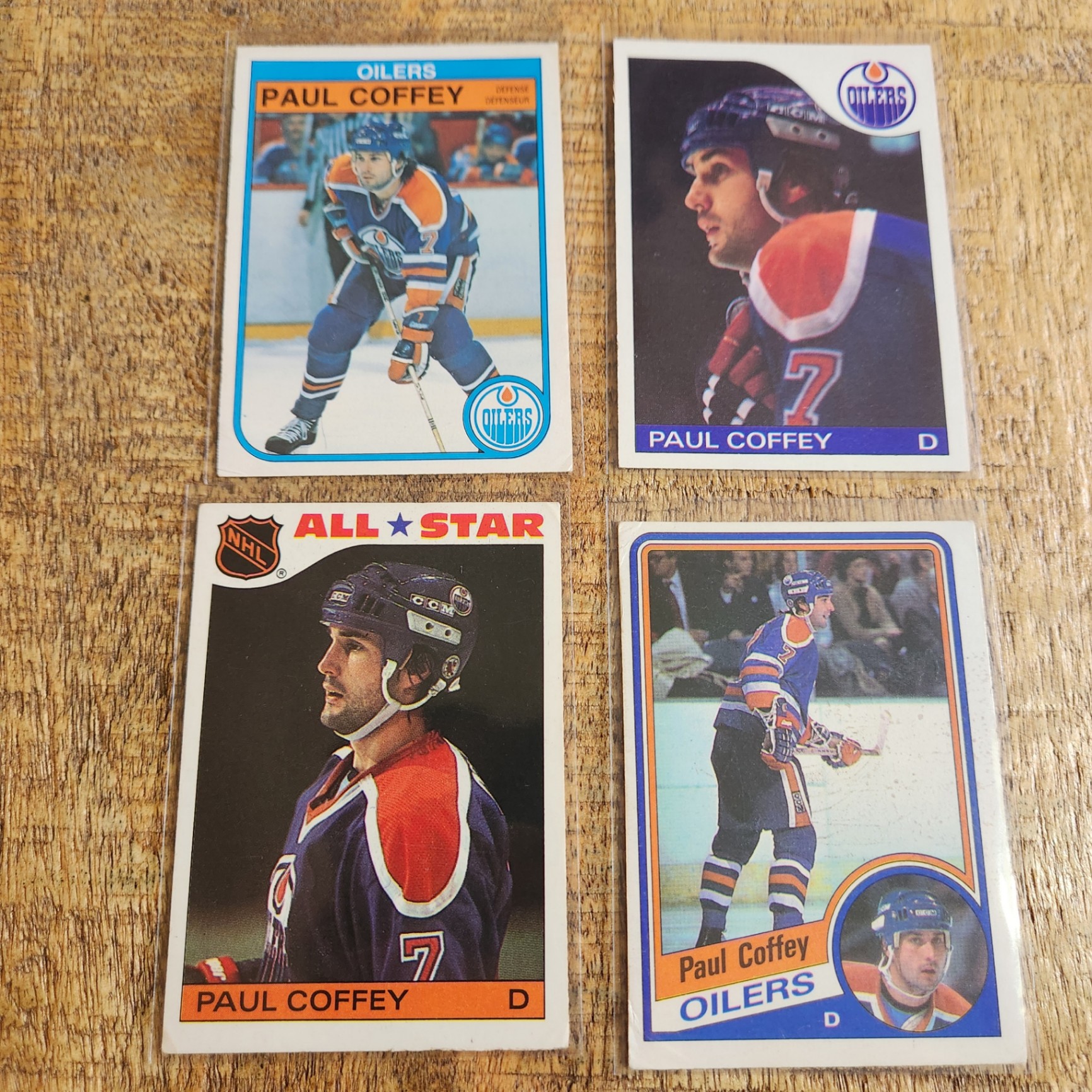 Paul Coffey Hockey Cards x4 - image 1 of 4