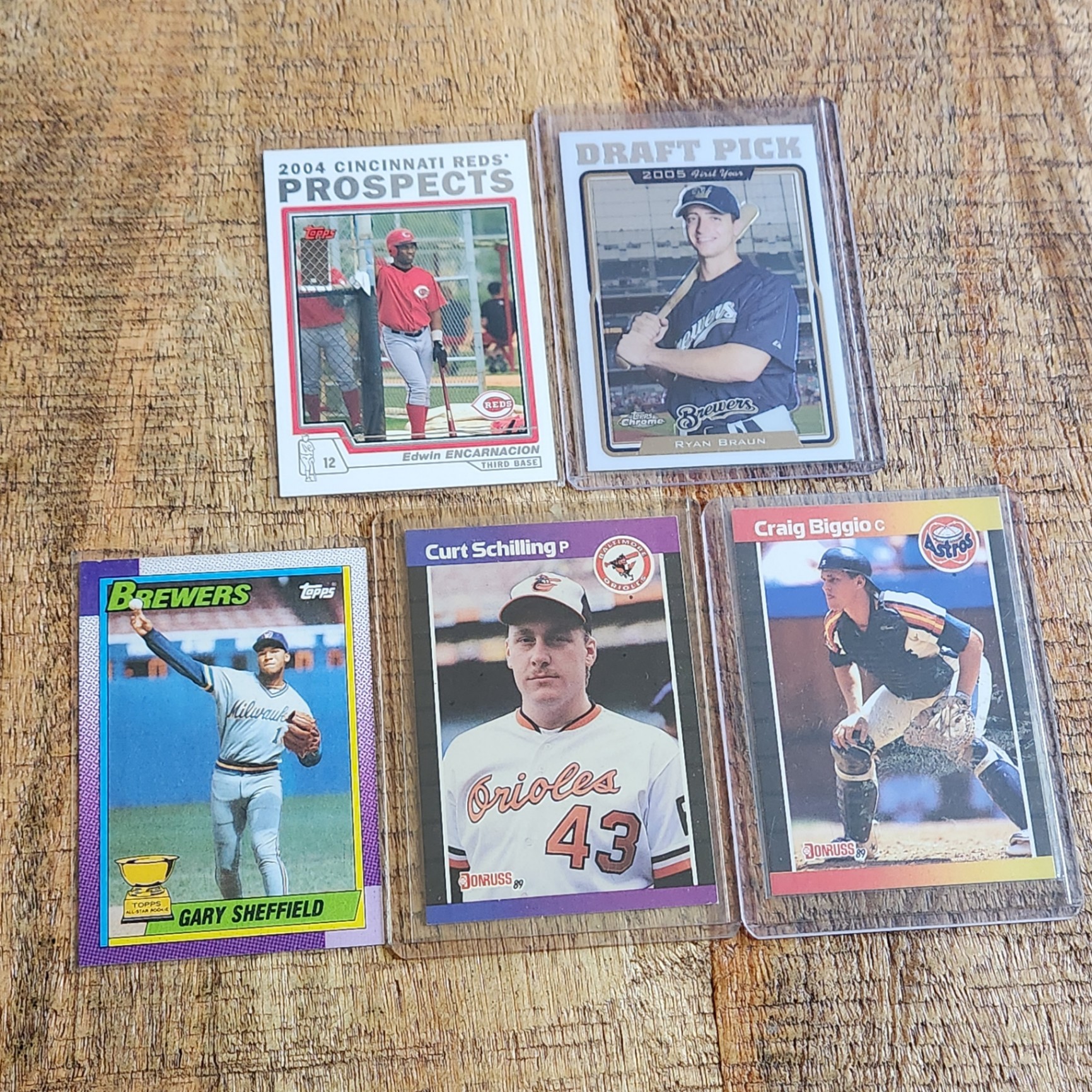 MLB Rookie Cards x 5 - image 1 of 5