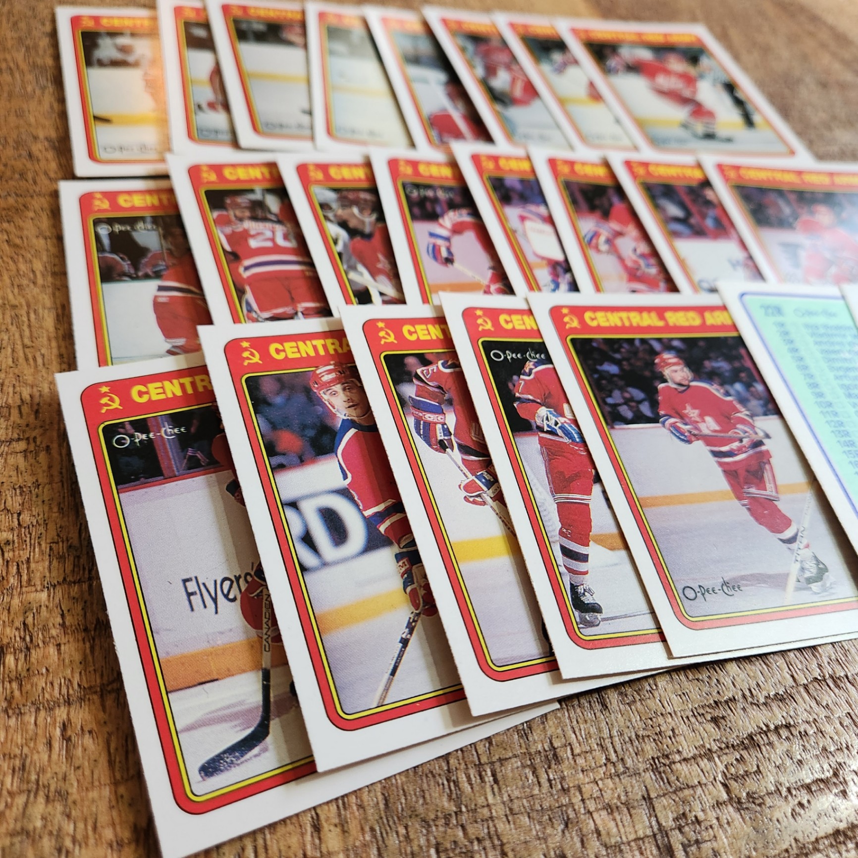 O-Pee-Chee Central Red Army Hockey Cards - image 2 of 4