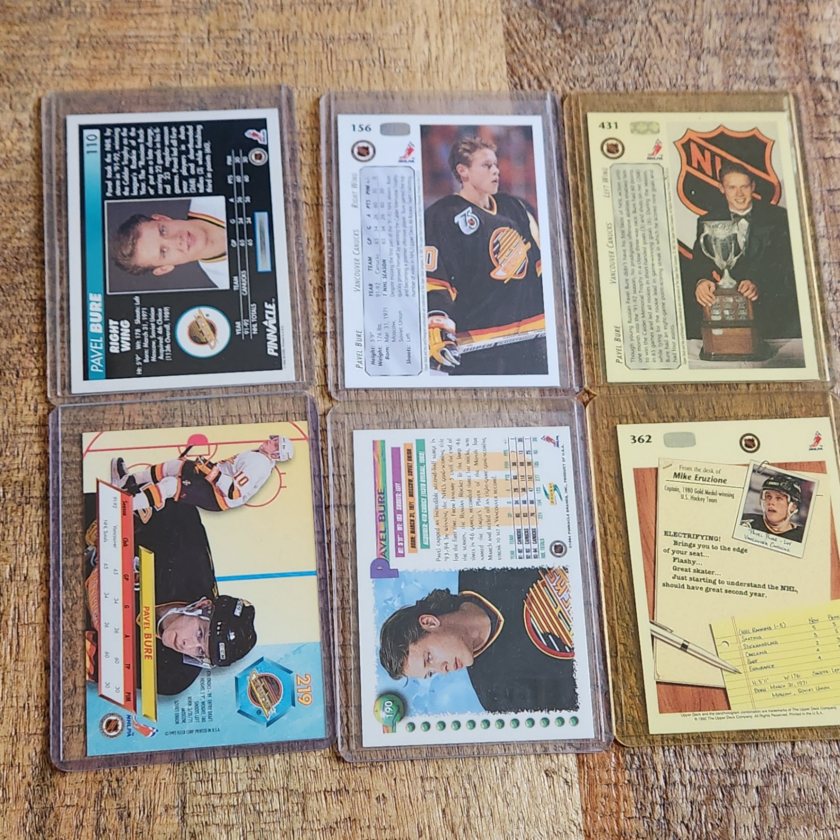 Pavel Bure Cards x 6 - image 4 of 5