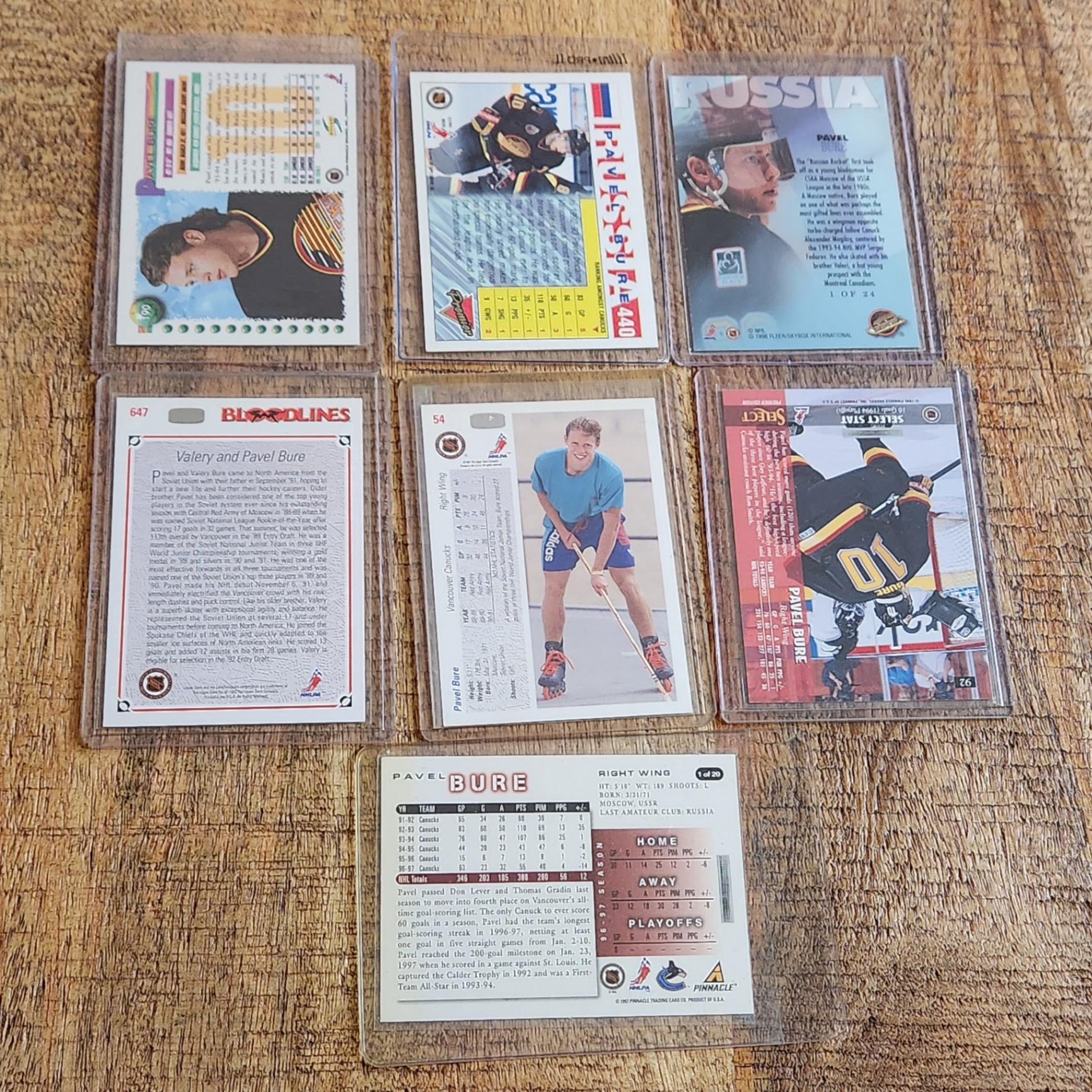 Pavel Bure Cards x 7 - image 5 of 7