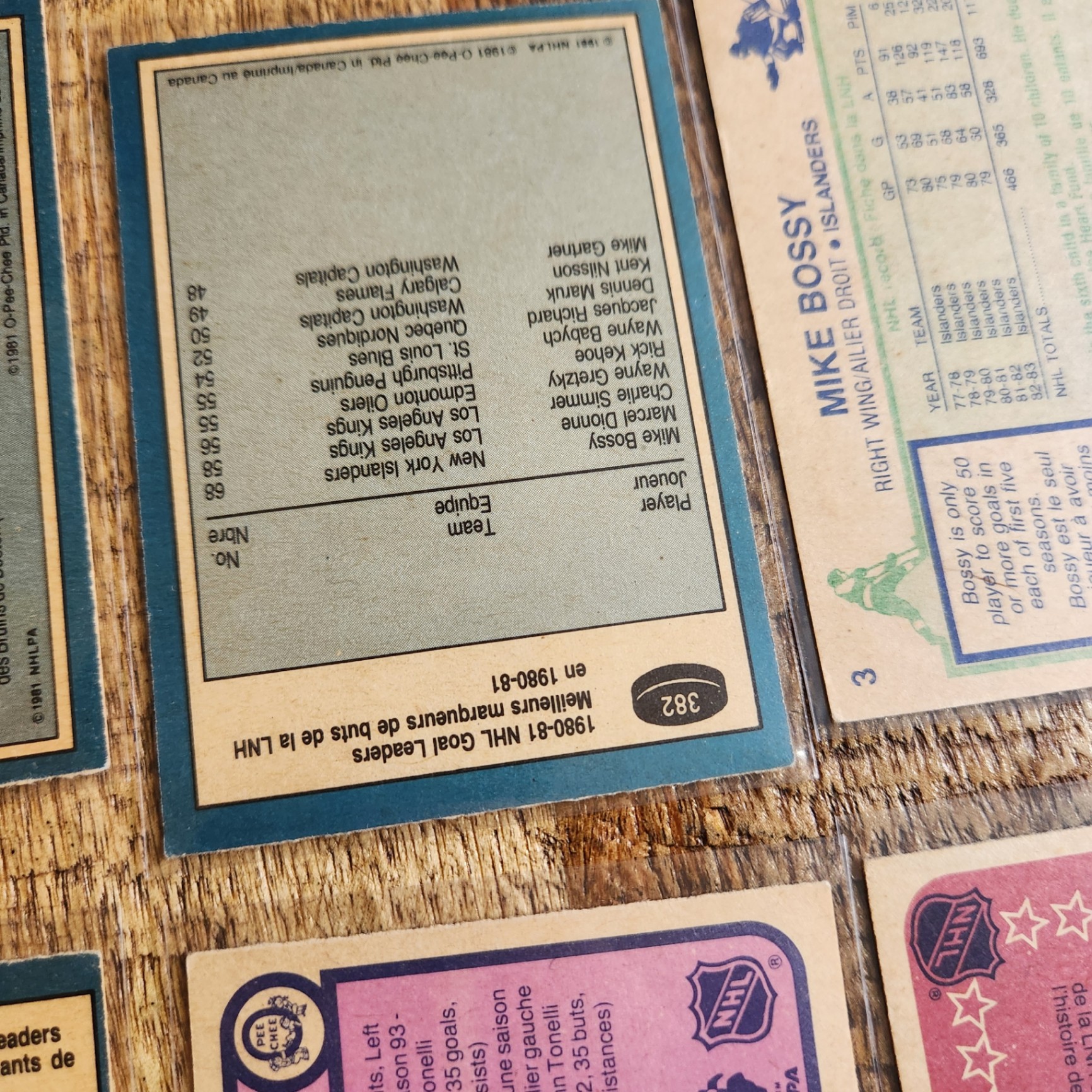 Mike Bossy Hockey Cards x 6 - image 6 of 6