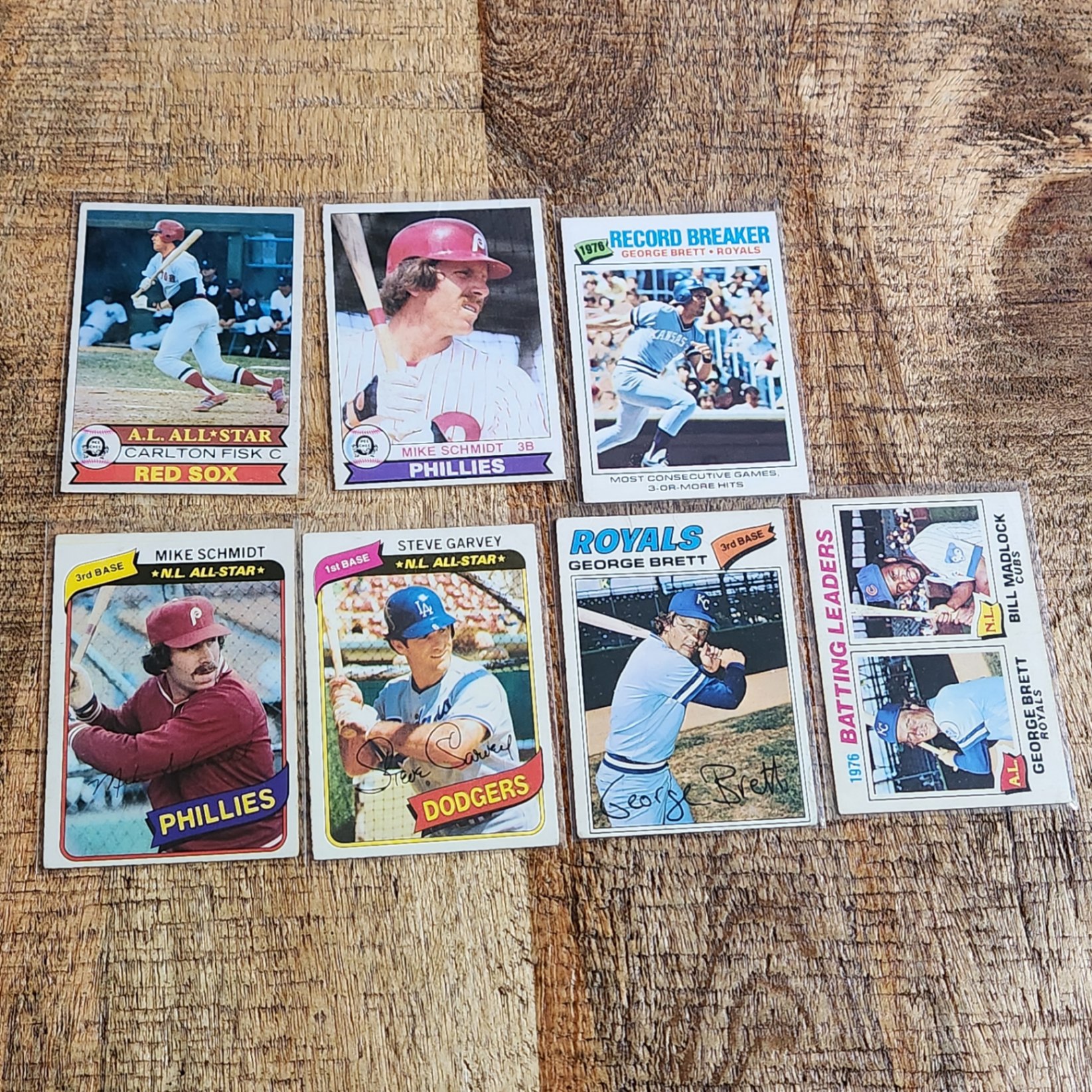 Famous MLB Stars x 7 - image 1 of 6